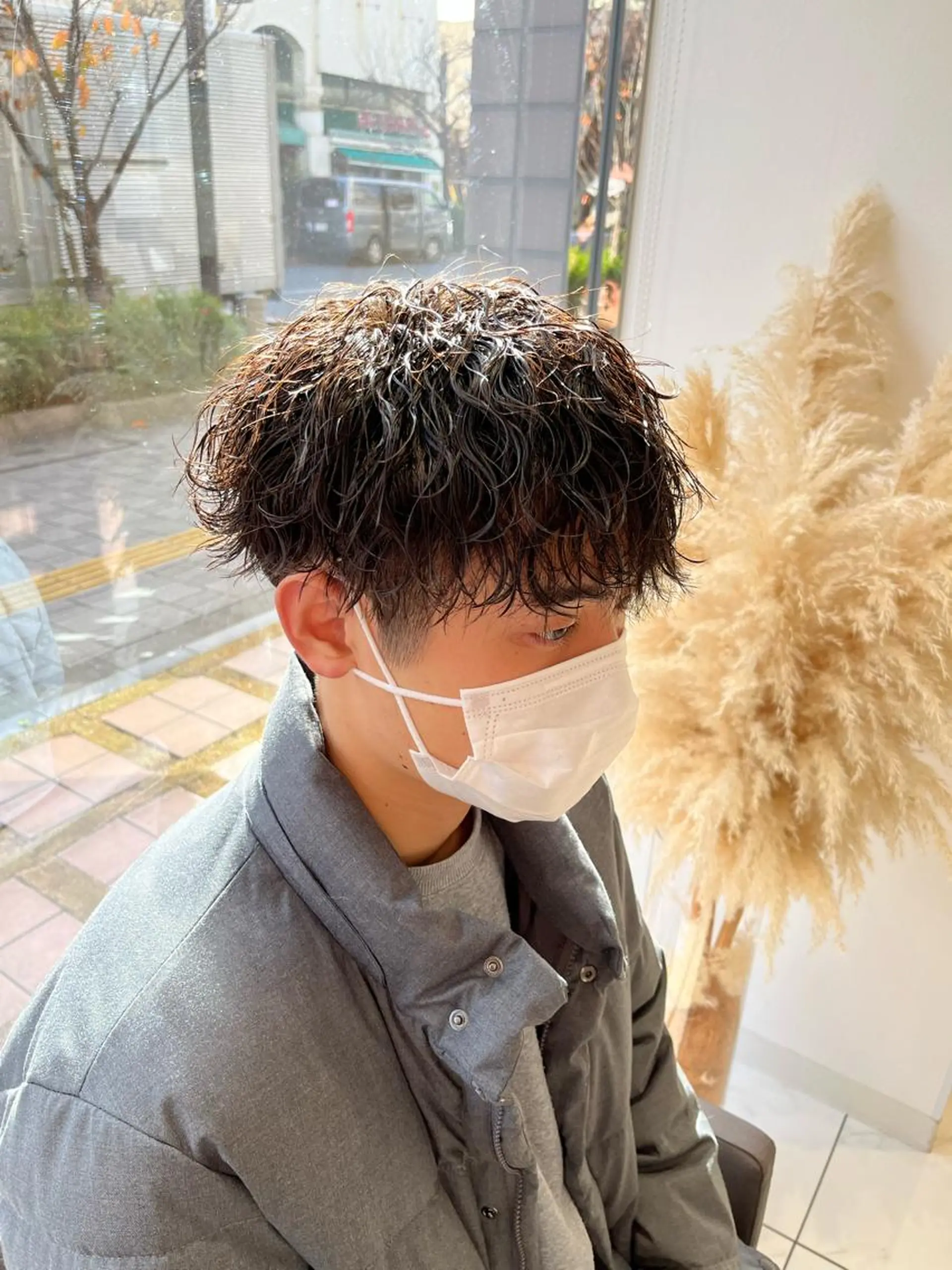 ショート パーマ メンズ 桜新町メンズ特化| ユウダイのヘアスタイル