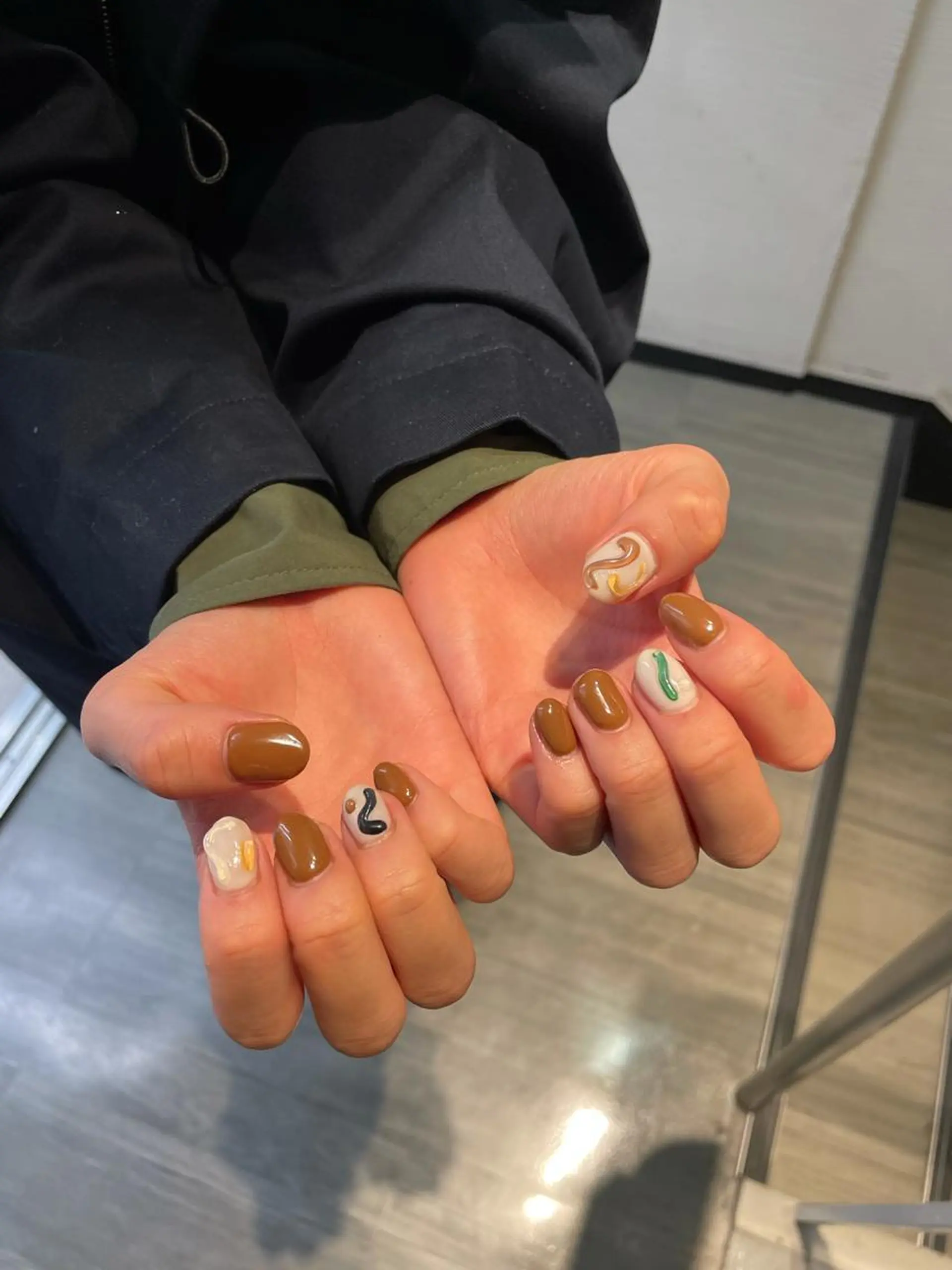 ネイル 束感まつ毛/ネイル/ LED♥KIRARAのマツエク・マツパデザイン