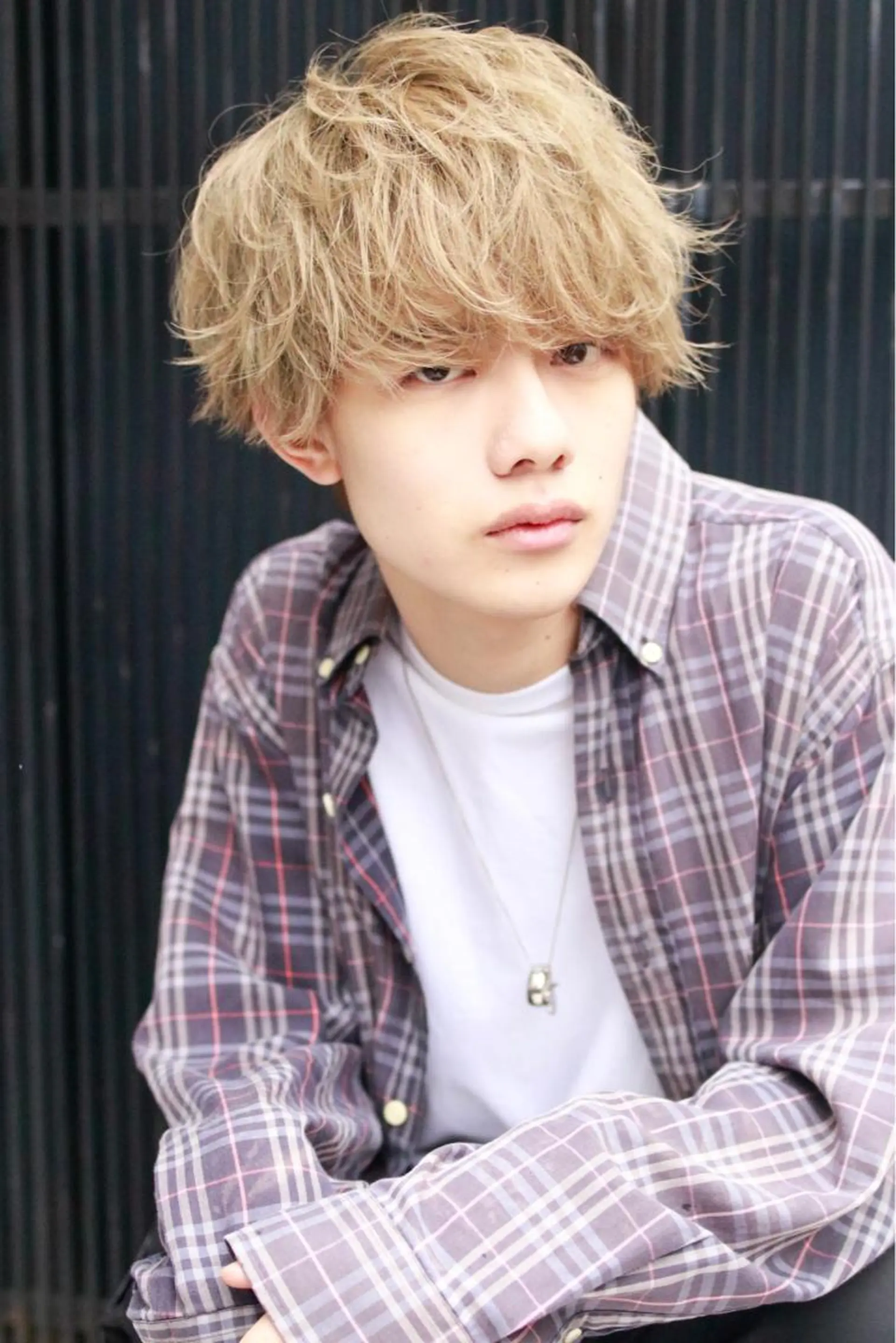 メンズ BABY 艶髪暗髪ヘア💖達人のヘアスタイル