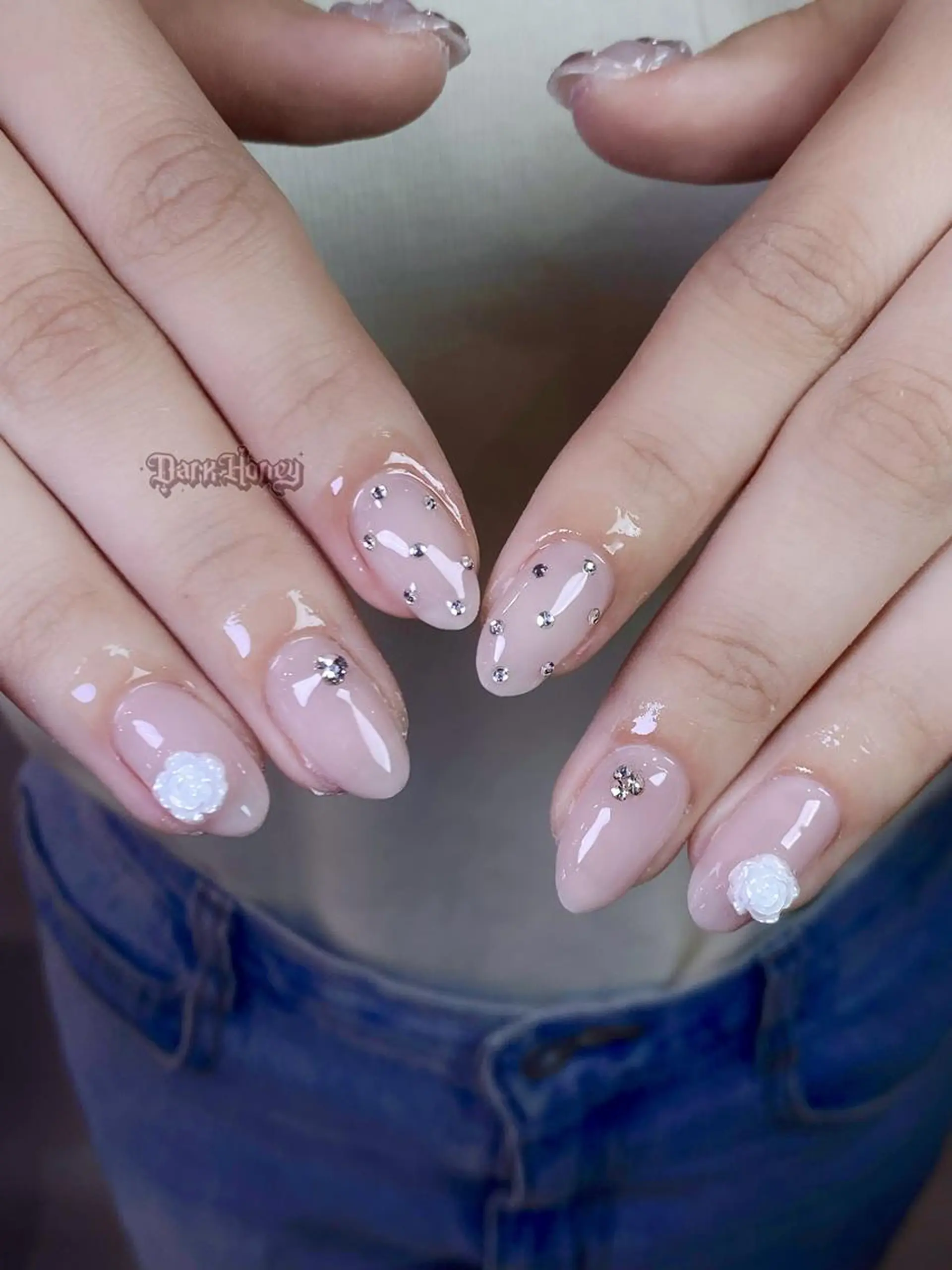 ネイル ハンドネイル Dark Honey karinのネイルデザイン