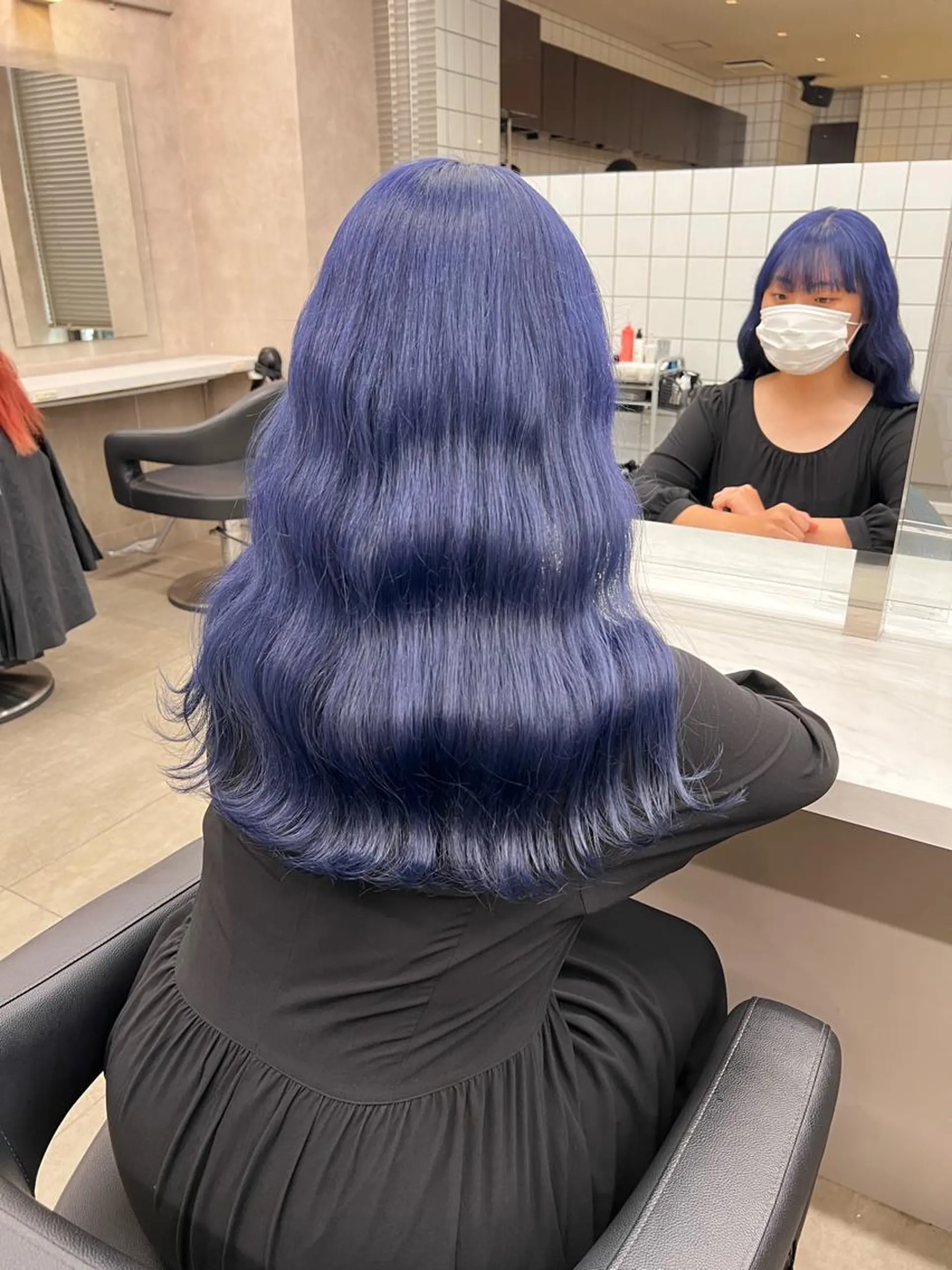 ロング カラー ヘアアレンジ neon hair所属・🩵 JURI🩵のヘアスタイル