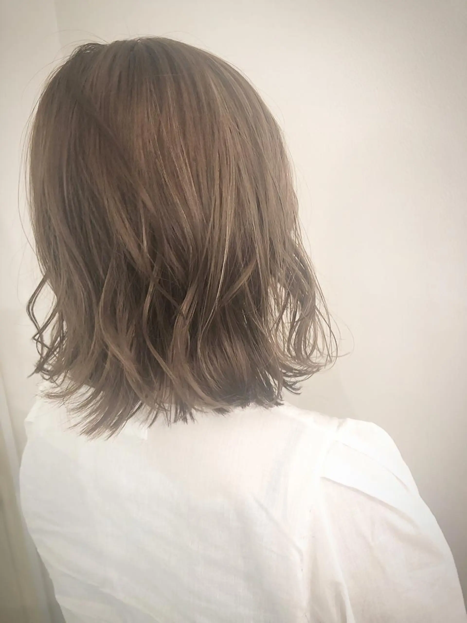 ミディアム カラー ヘアアレンジ glad hairのヘアスタイル