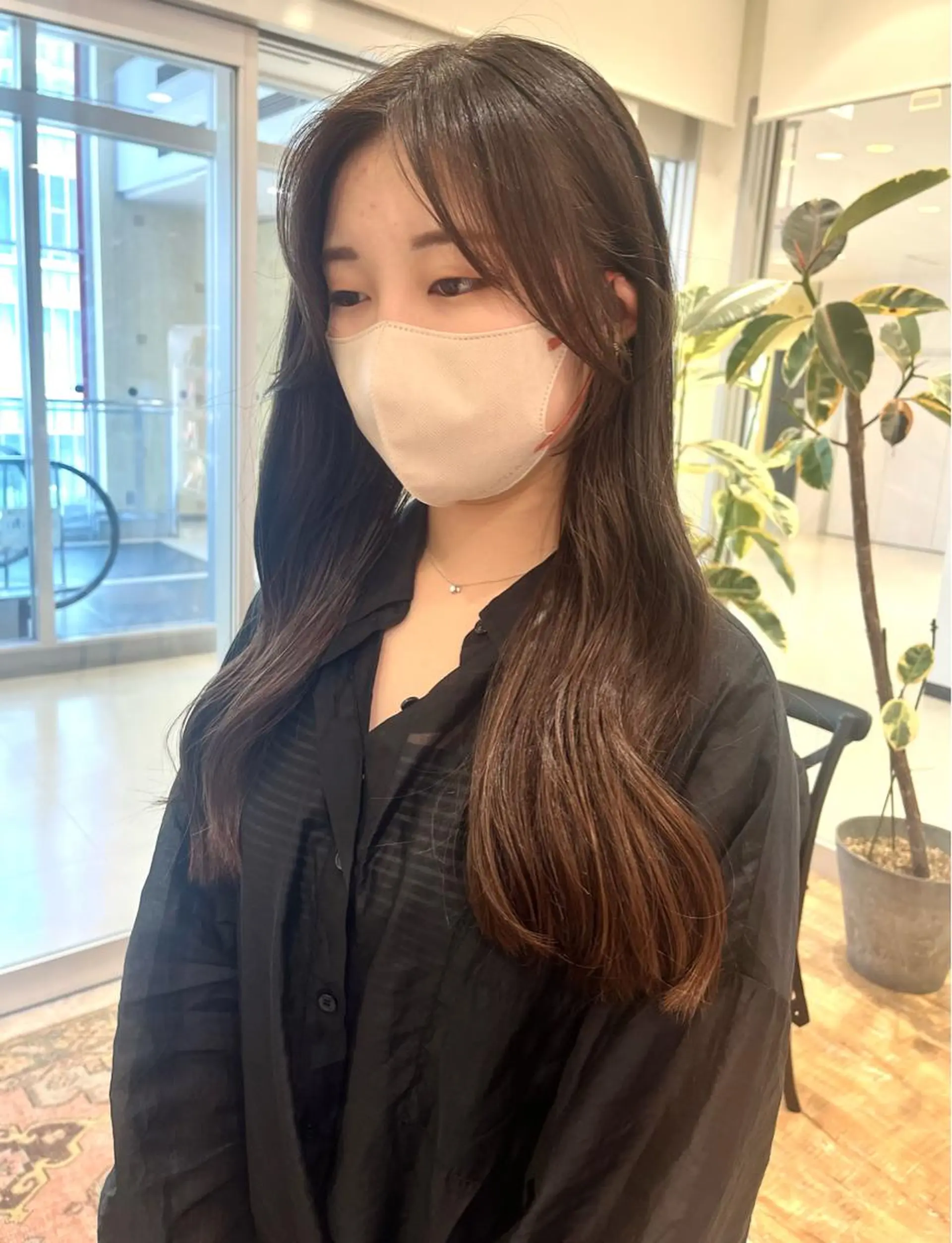 ロング 三輪 珠美のヘアスタイル