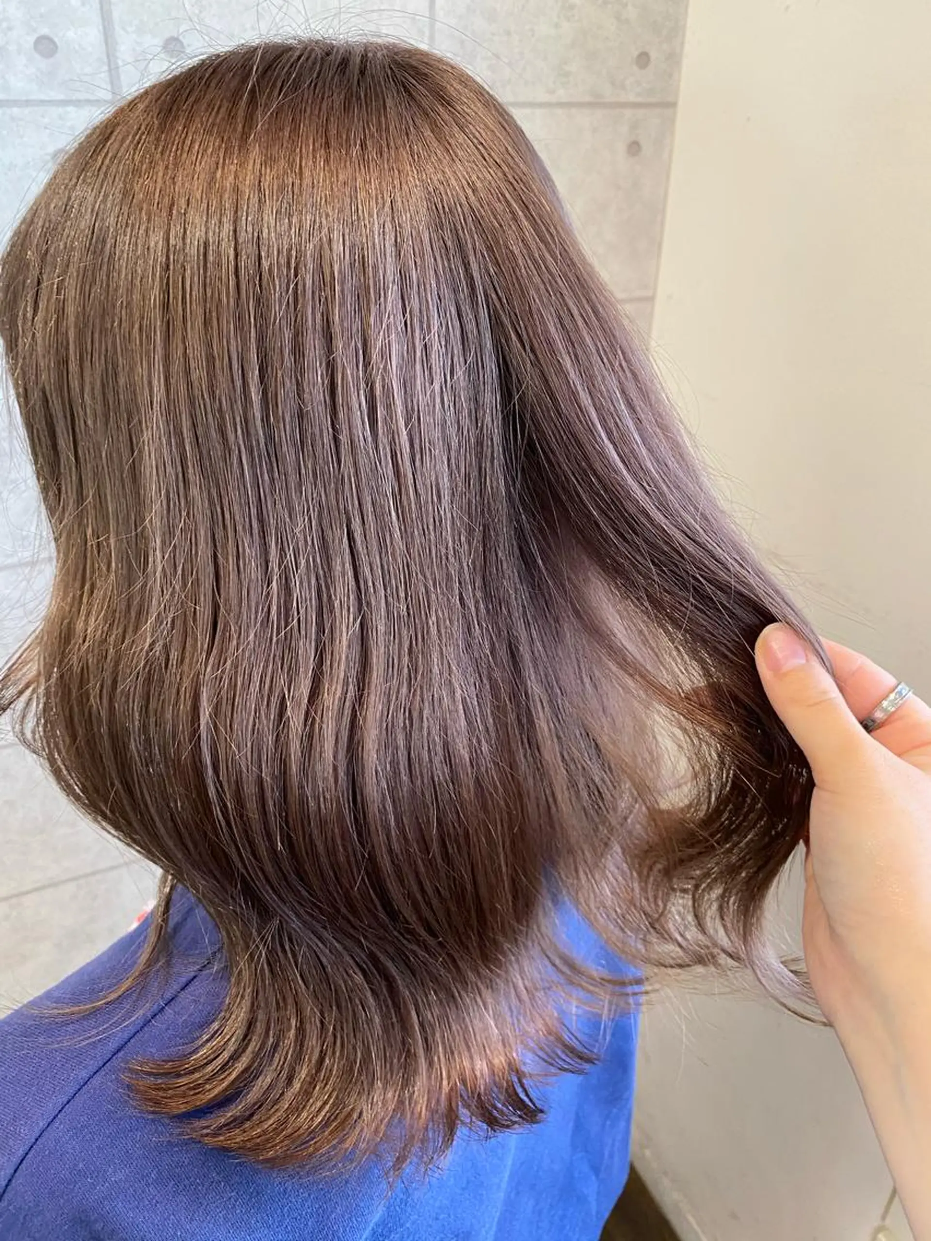 ミディアム カラー knock【ノック】所属・烏丸韓国ヘア🇰🇷 ayaka🎀のヘアスタイル