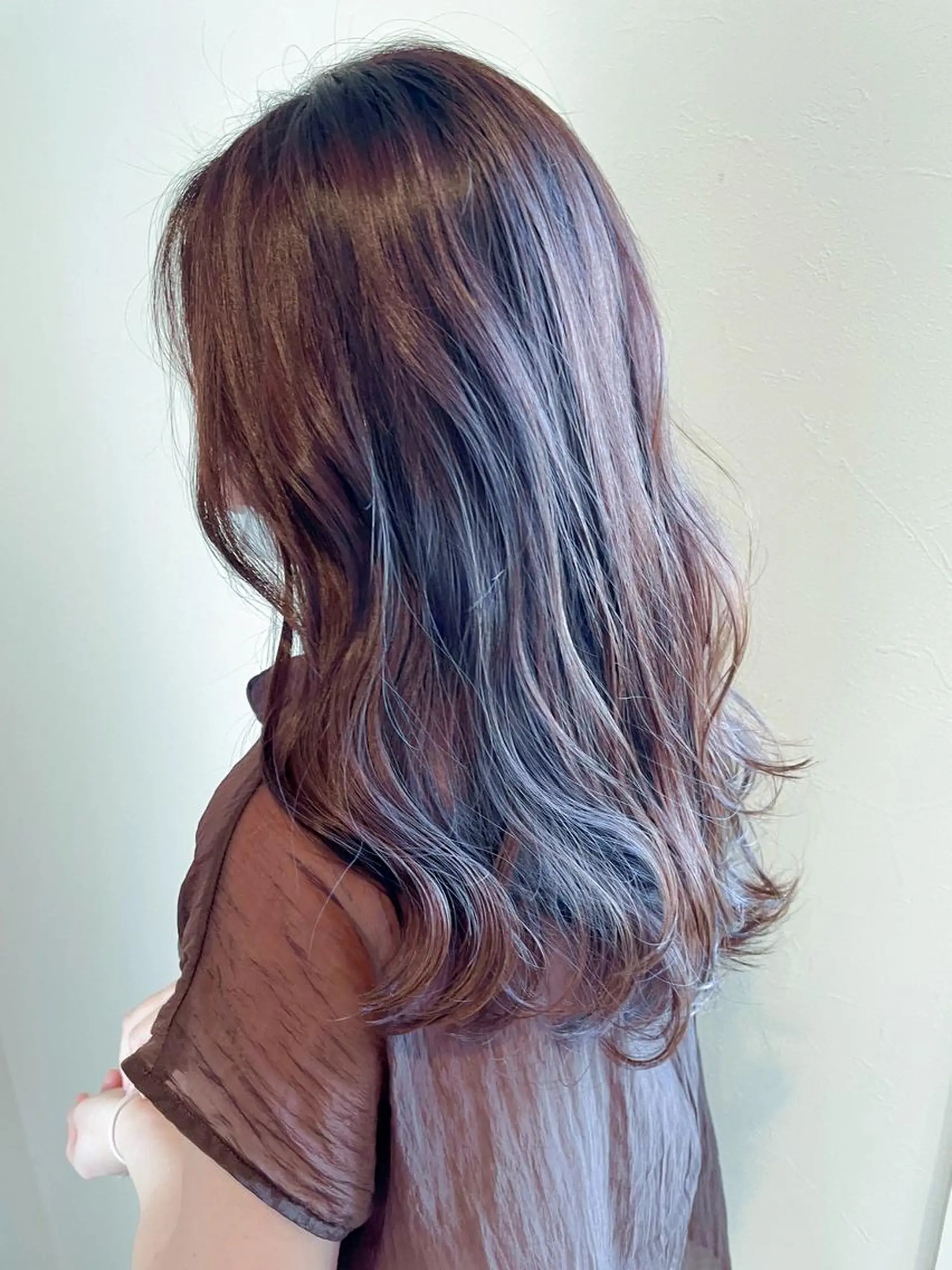 セミロング ヘアアレンジ カラー ベージュカラー ピンクカラー ピンクベージュ ITbyALBUM 中野店のヘアスタイル