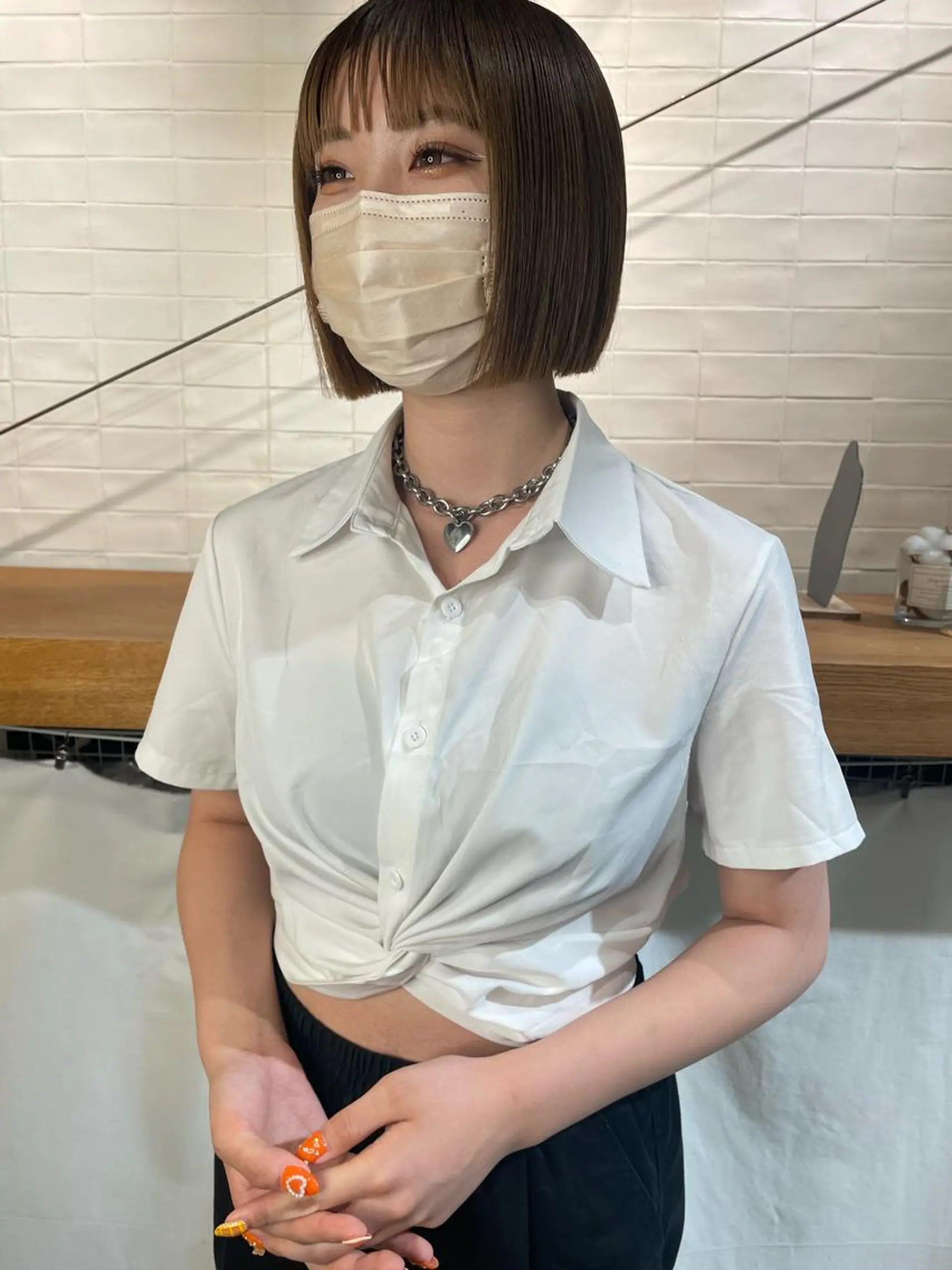 ショート カラー ボブ タッセルカット ショートカット募集中 /NAGISAのヘアスタイル