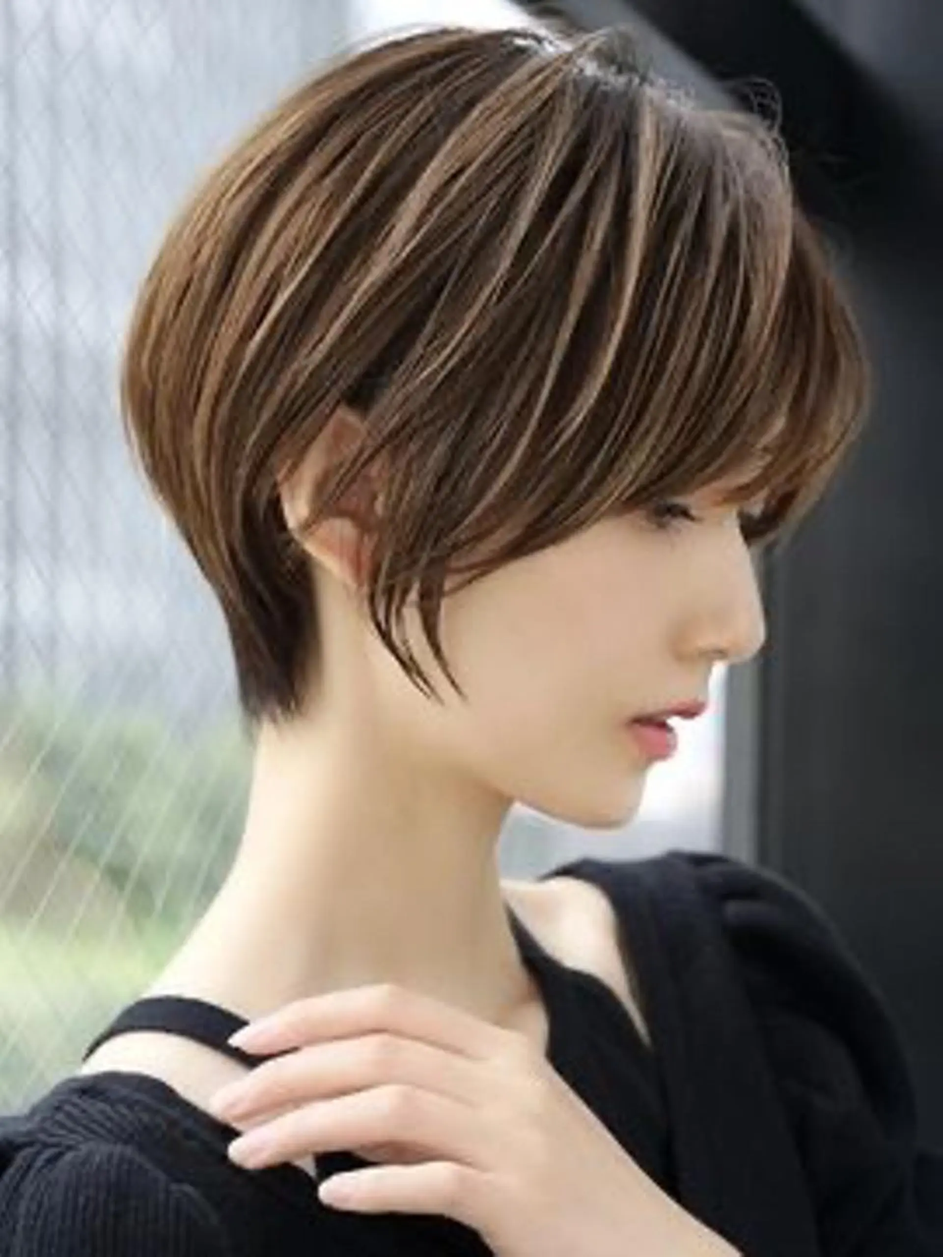 ショート カラー Salowin銀座suite店所属・美髪縮毛矯正/髪質 改善カラー/寺倉海人のヘアスタイル
