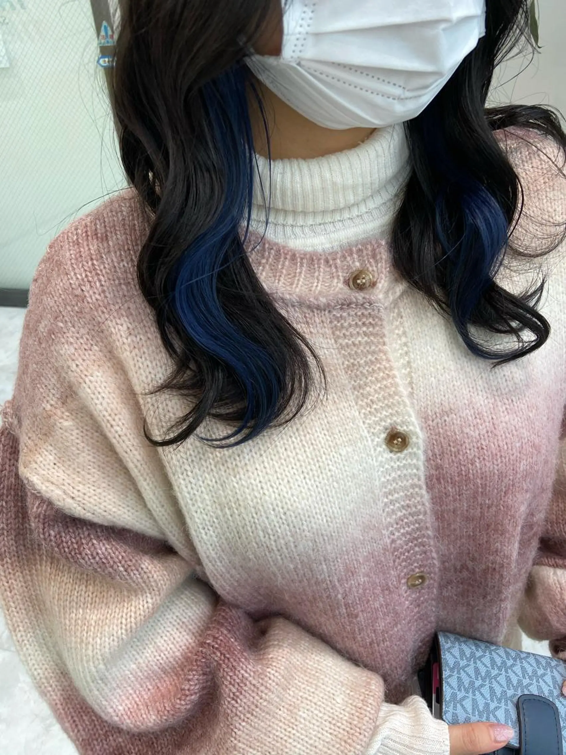 セミロング カラー レイヤー×透明感カラ ーHAYATOのヘアスタイル