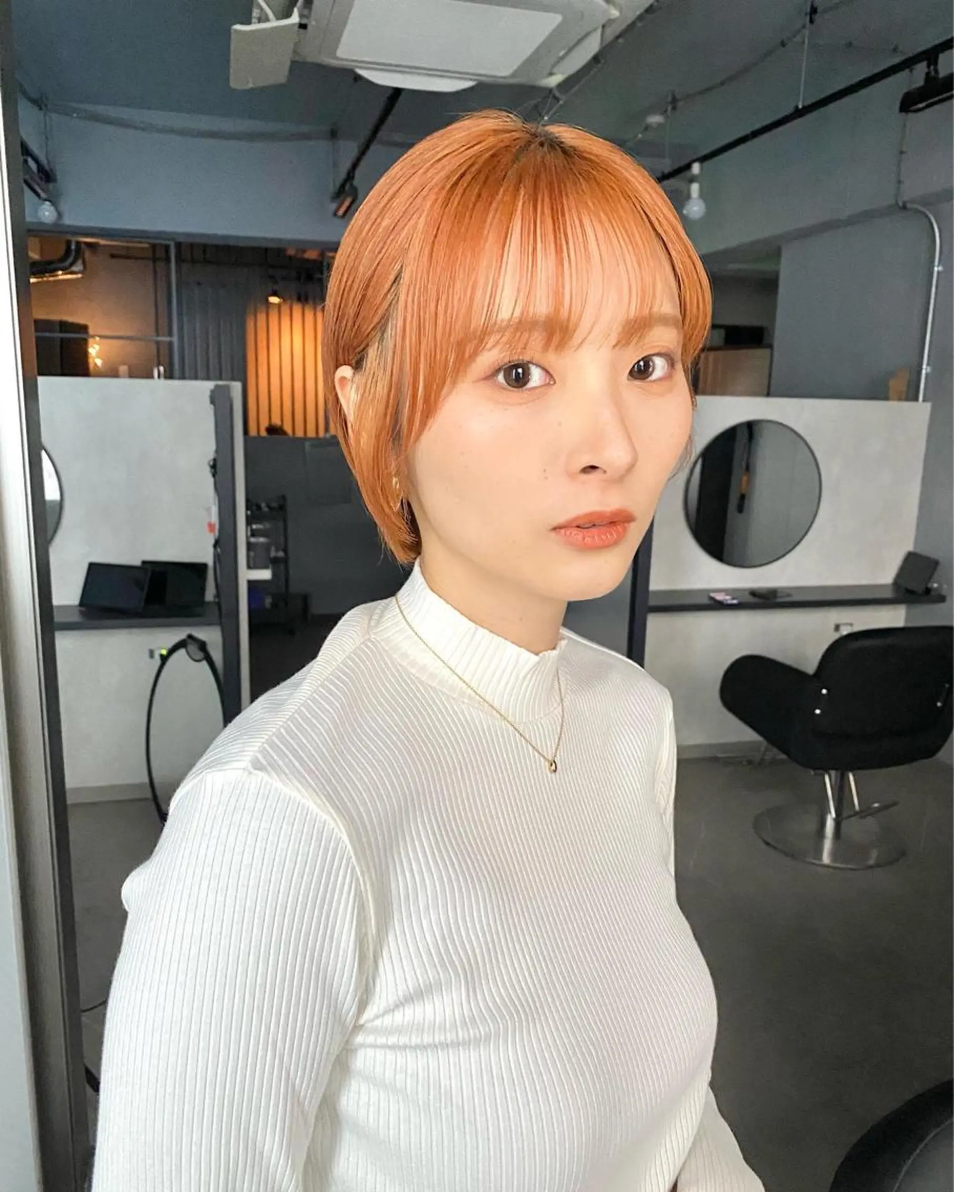 ショート カラー カット ヘアカラー トリートメント IVORY.所属・🟩白髪ぼかし/ボブ /ショートヘア/大司のヘアスタイル