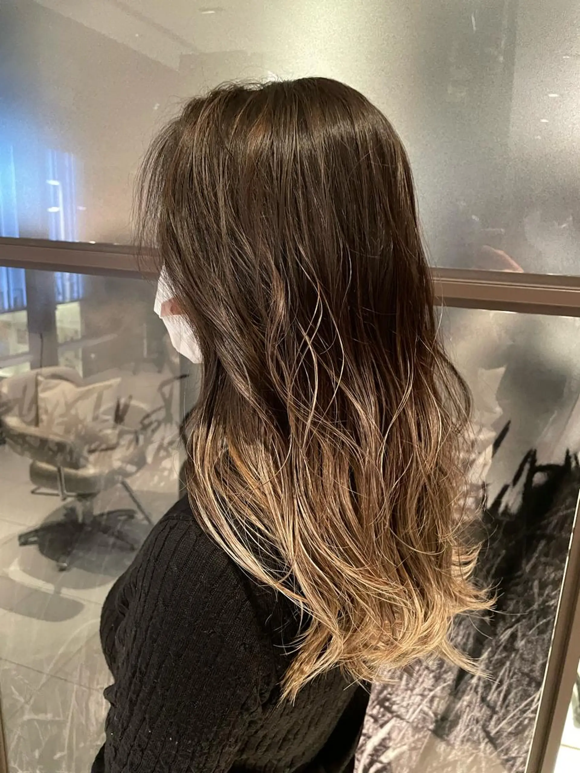 ロング カラー 守屋 寿哉のヘアスタイル