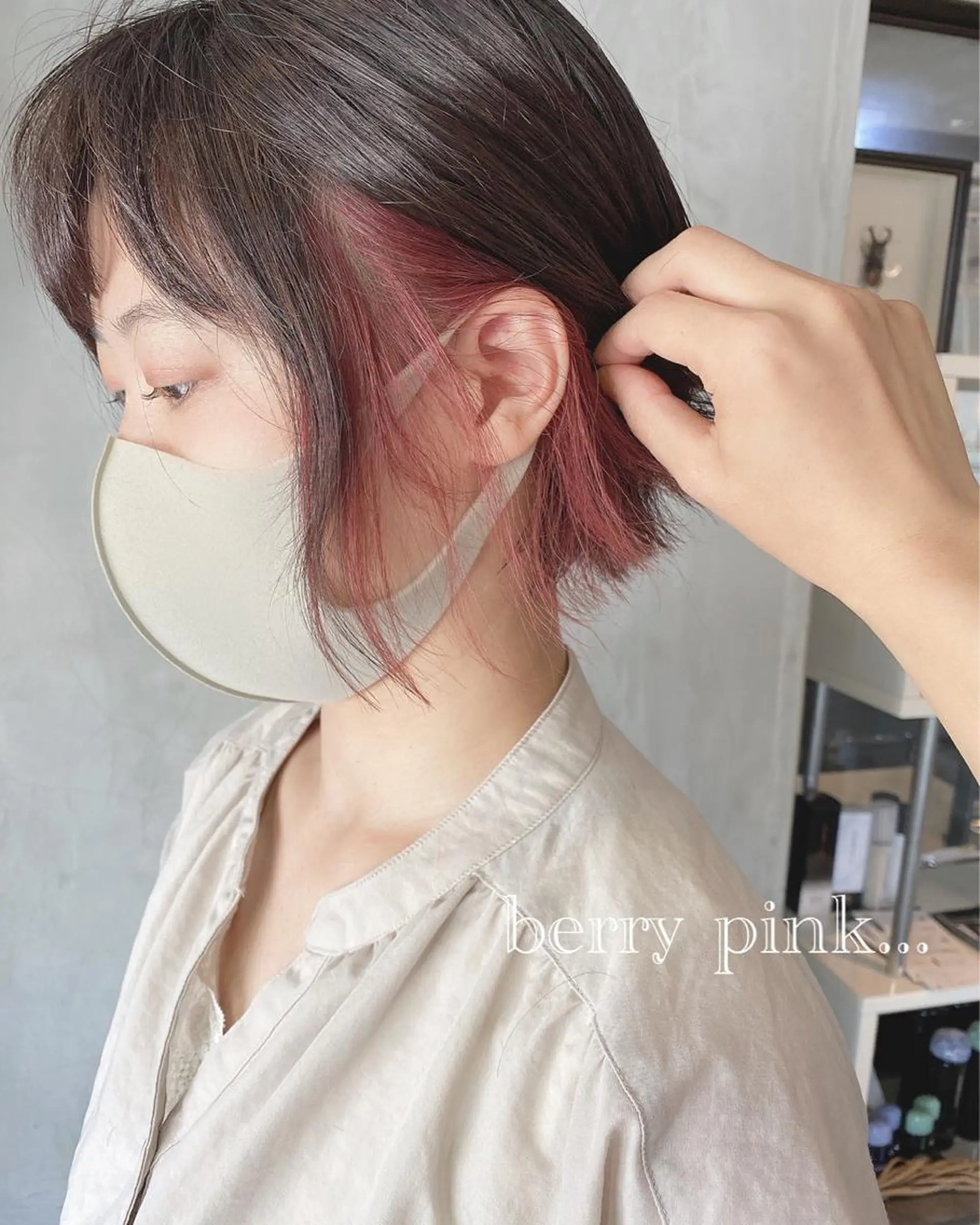 ショート カラー ヘアアレンジ stylist/蛯谷 珠里のヘアスタイル