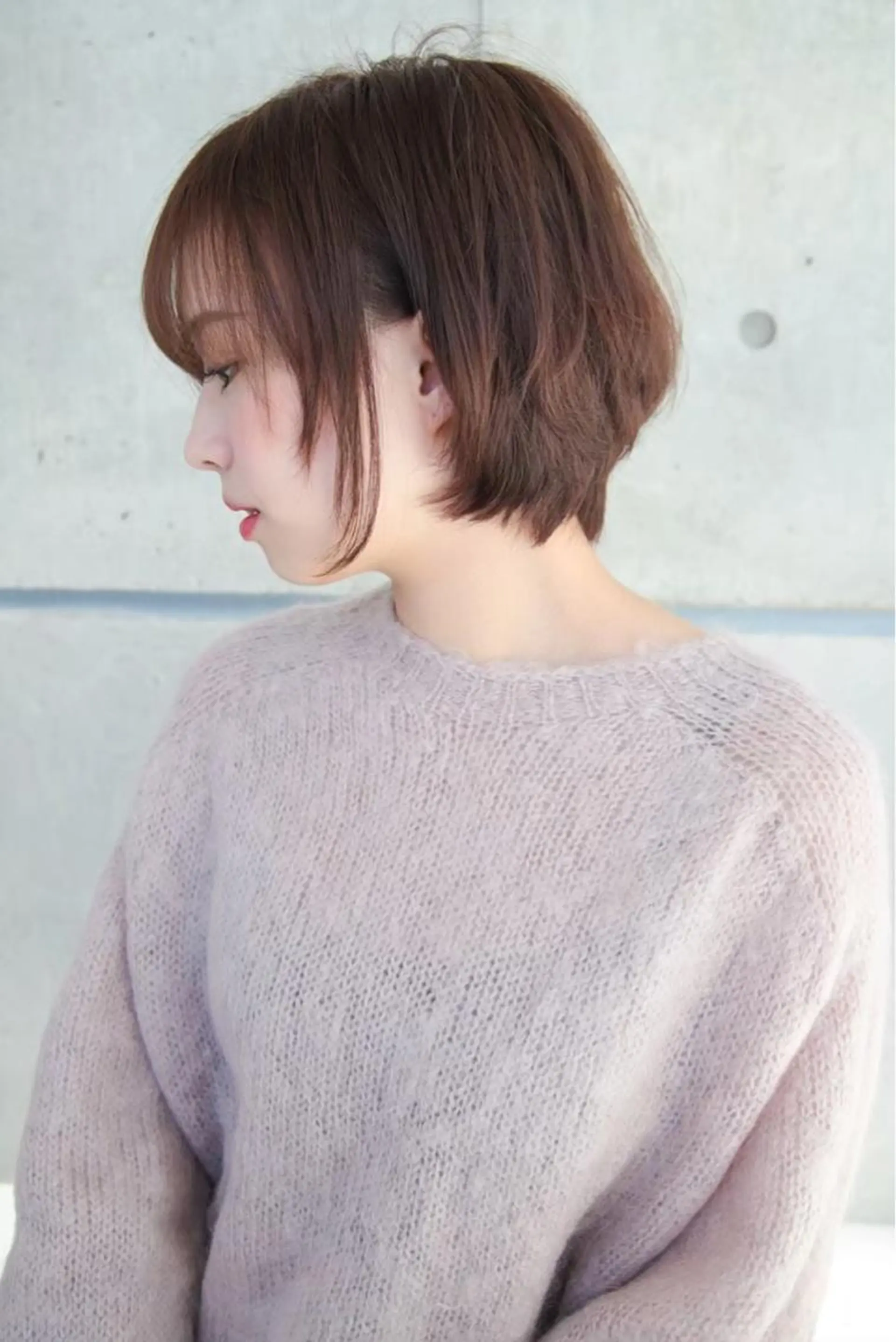 ショート カラー 💕コテ巻き風パーマ 💕KEIYA 💕のヘアスタイル
