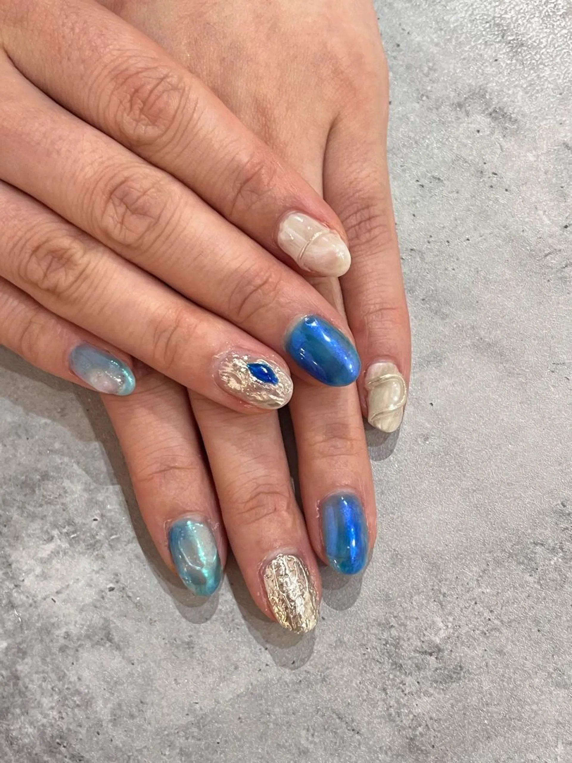 ネイル ハンドネイル キンジョウ ハルナのネイルデザイン