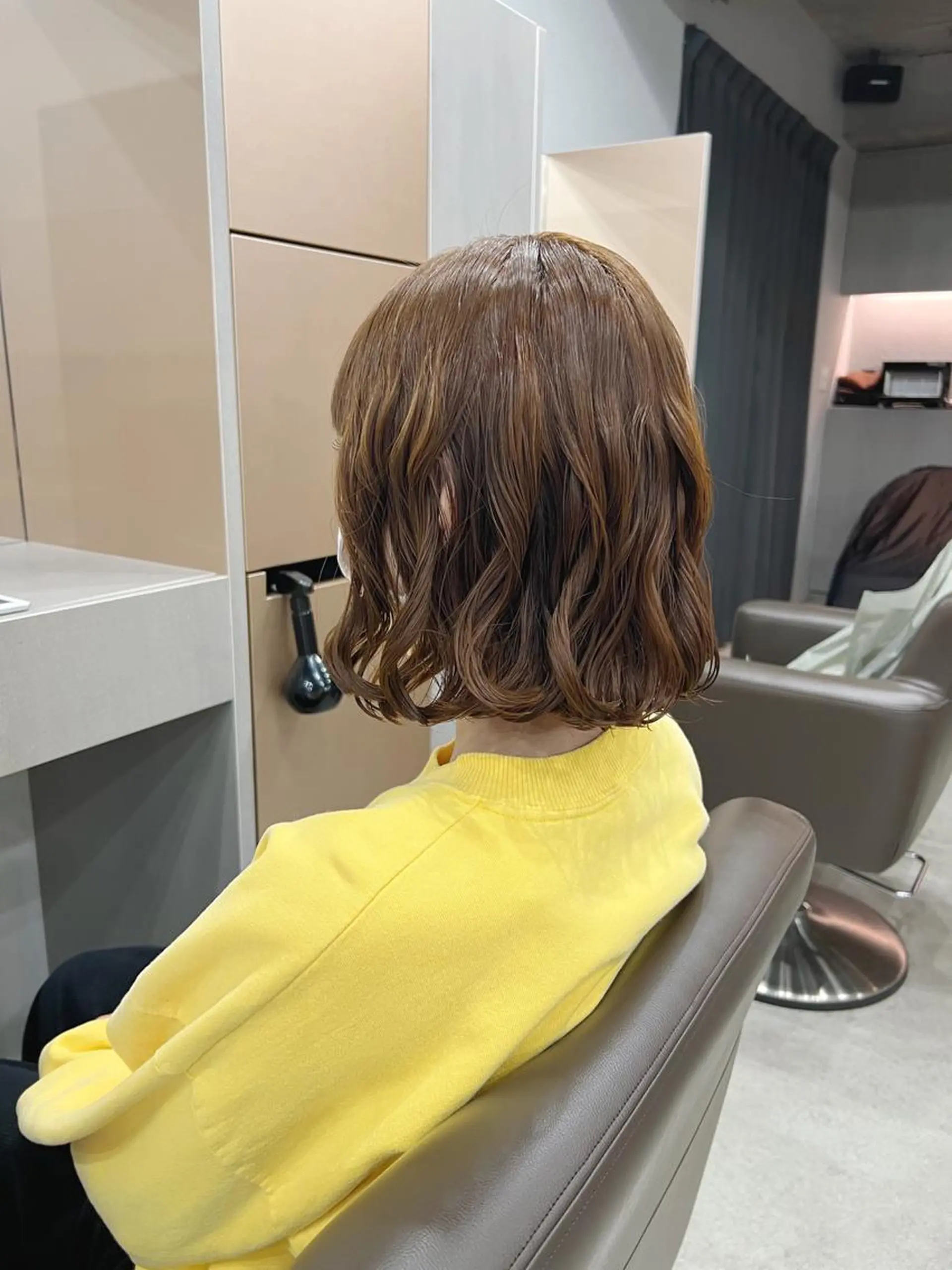 ショート パーマ ボブパーマコテ巻き風 パーマNo1深江秀平のヘアスタイル