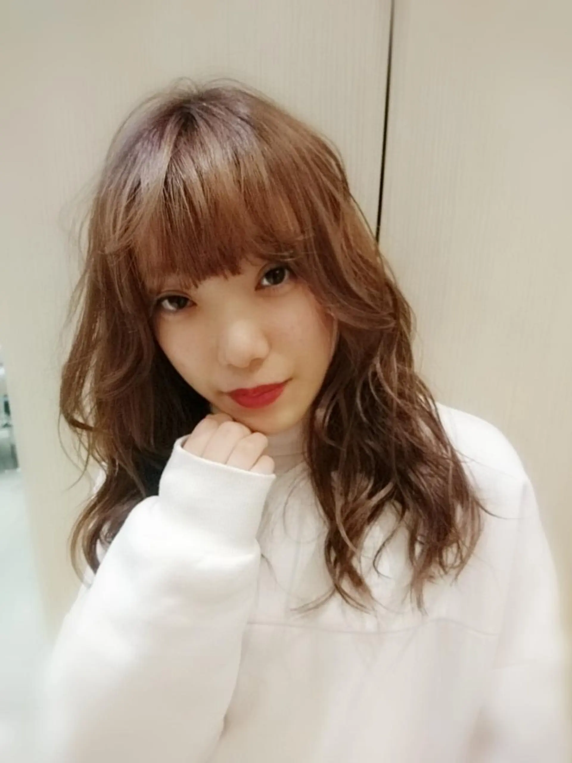 セミロング カラー ブリーチ イルミナカラー ヘアカラー トリートメント 社内カット講師・店長 菅原賢一のヘアスタイル