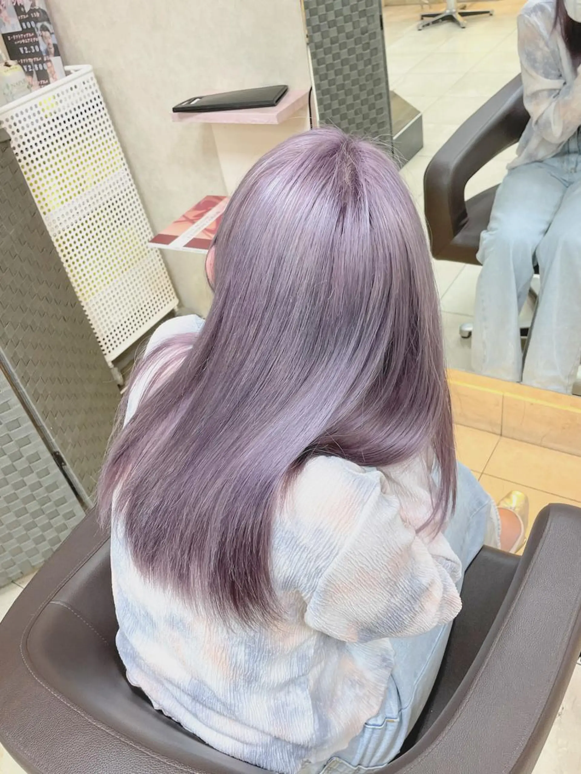 ロング アッシュ N＋所属・前田 菜奈子のヘアスタイル