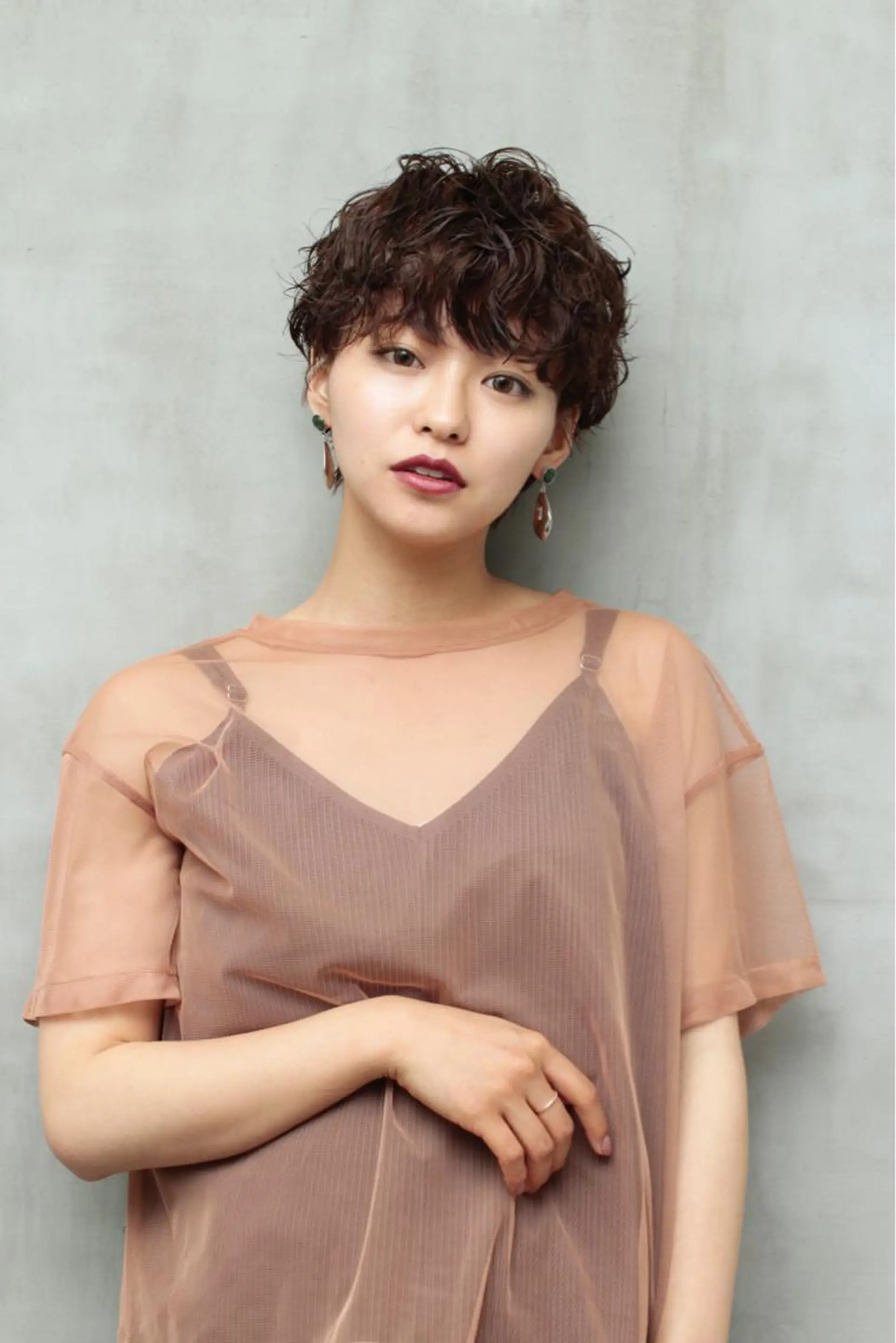 ショート パーマ カット ヘアカラー トリートメント ill副店長 立和田純也のヘアスタイル