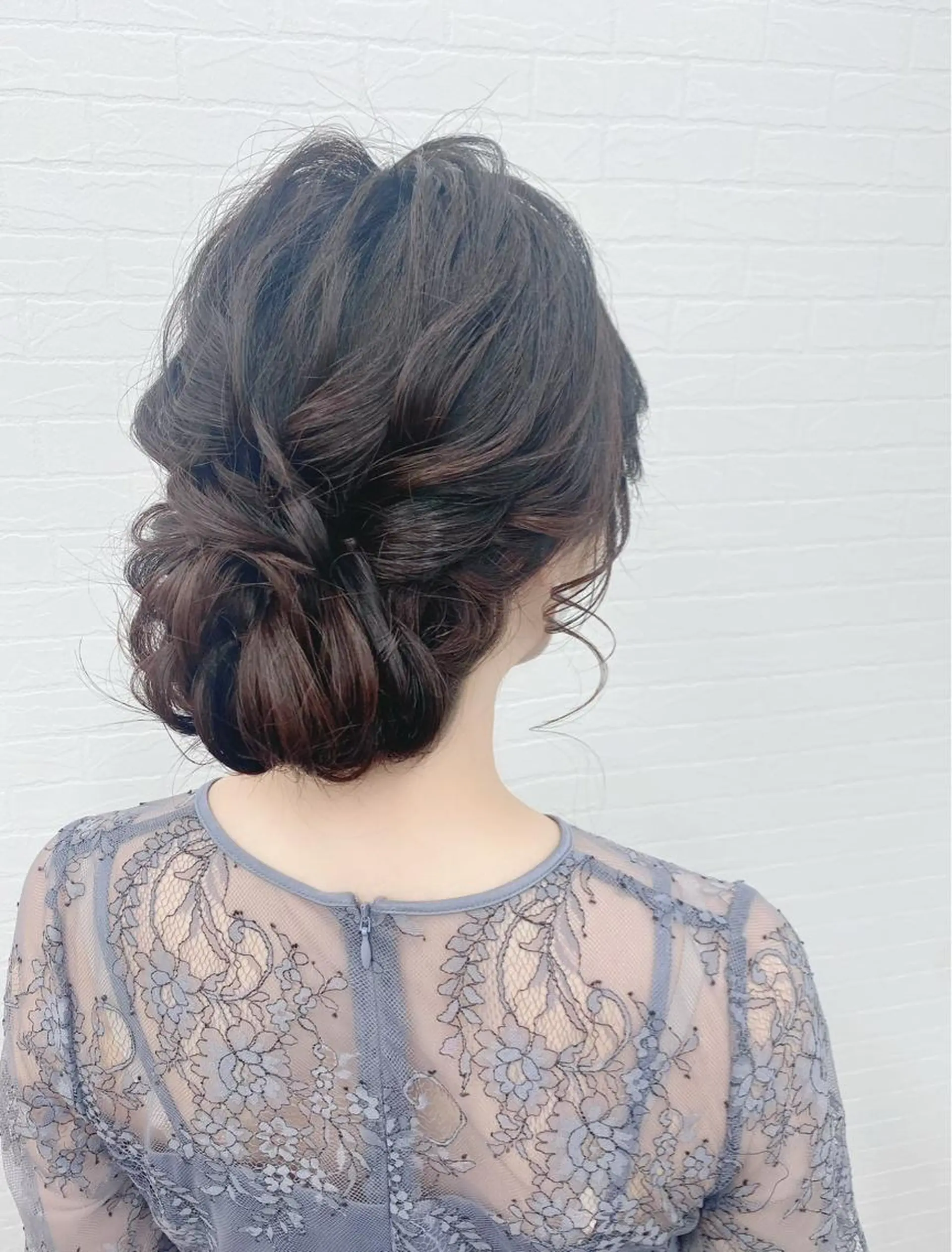 セミロング ヘアアレンジ ヘアセット GRANLUSSO 〜グランルッソ駅前店所属・木口 嘉美のヘアスタイル