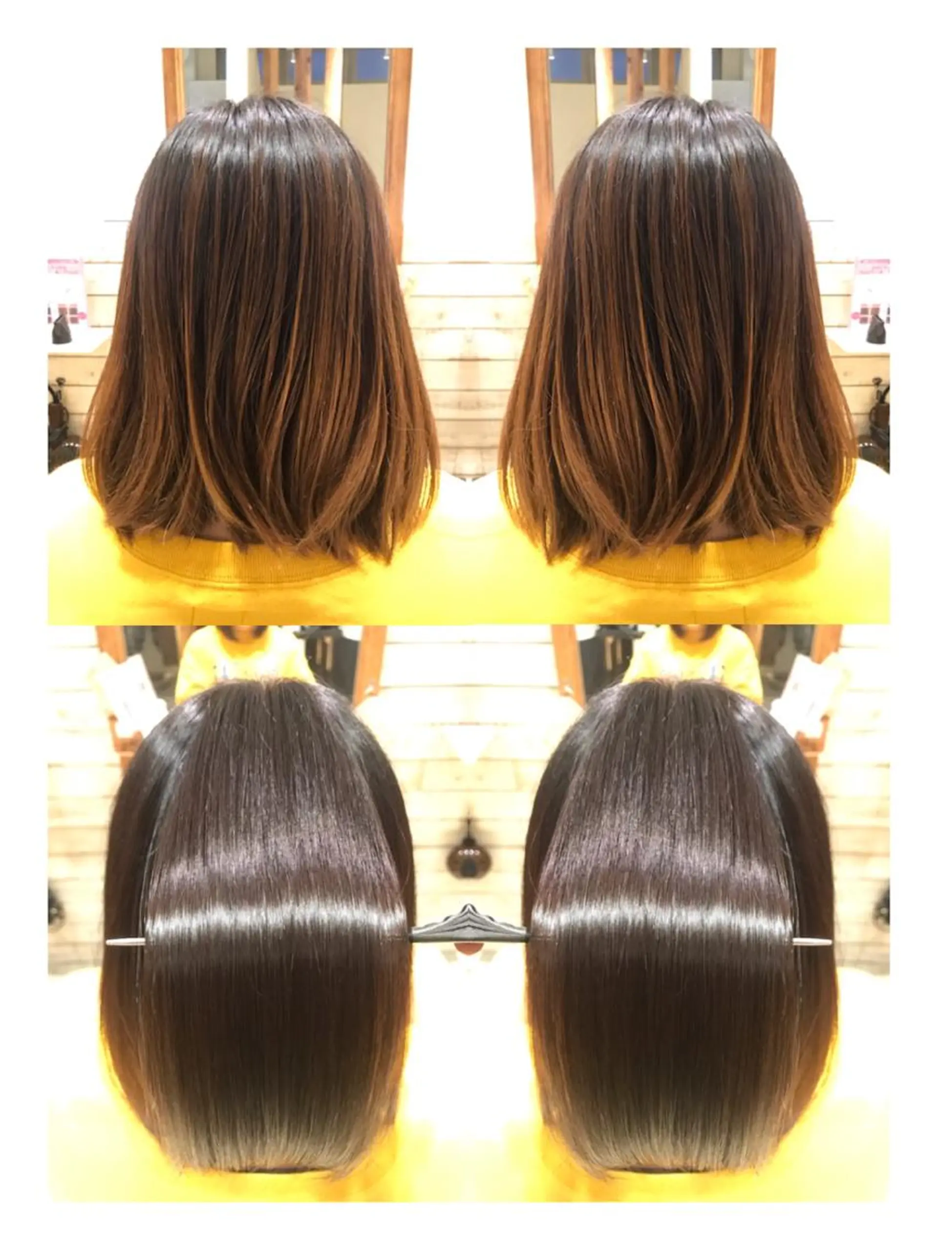 ミディアム パーマ 髪質改善 縮毛矯正 トリートメント ストレートパーマ トリートメント Emerge武蔵小杉所属・/本物の髪質改善/ 古川新のヘアスタイル