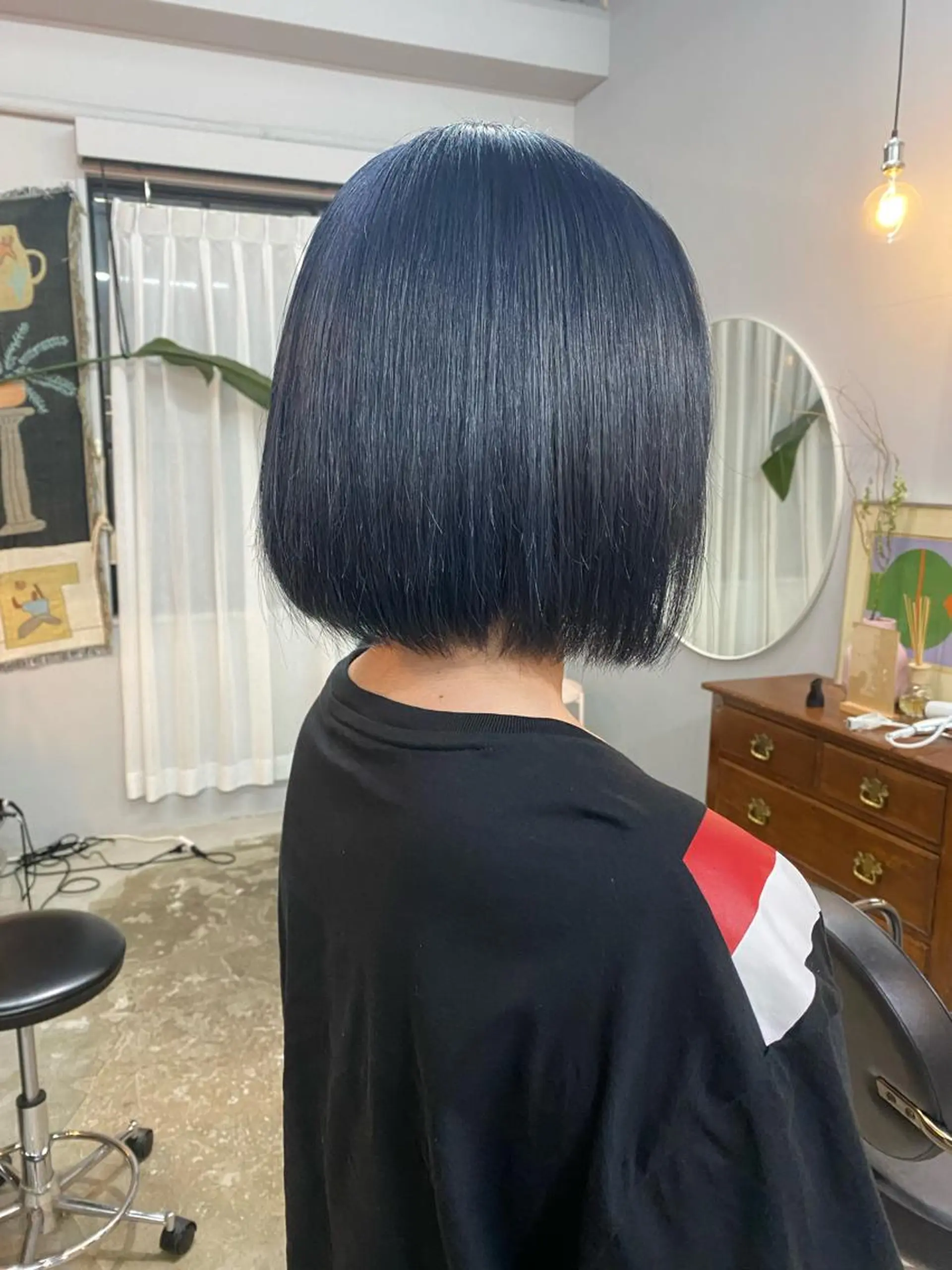 ミディアム カラー chapter問屋町 💘小室明華のヘアスタイル