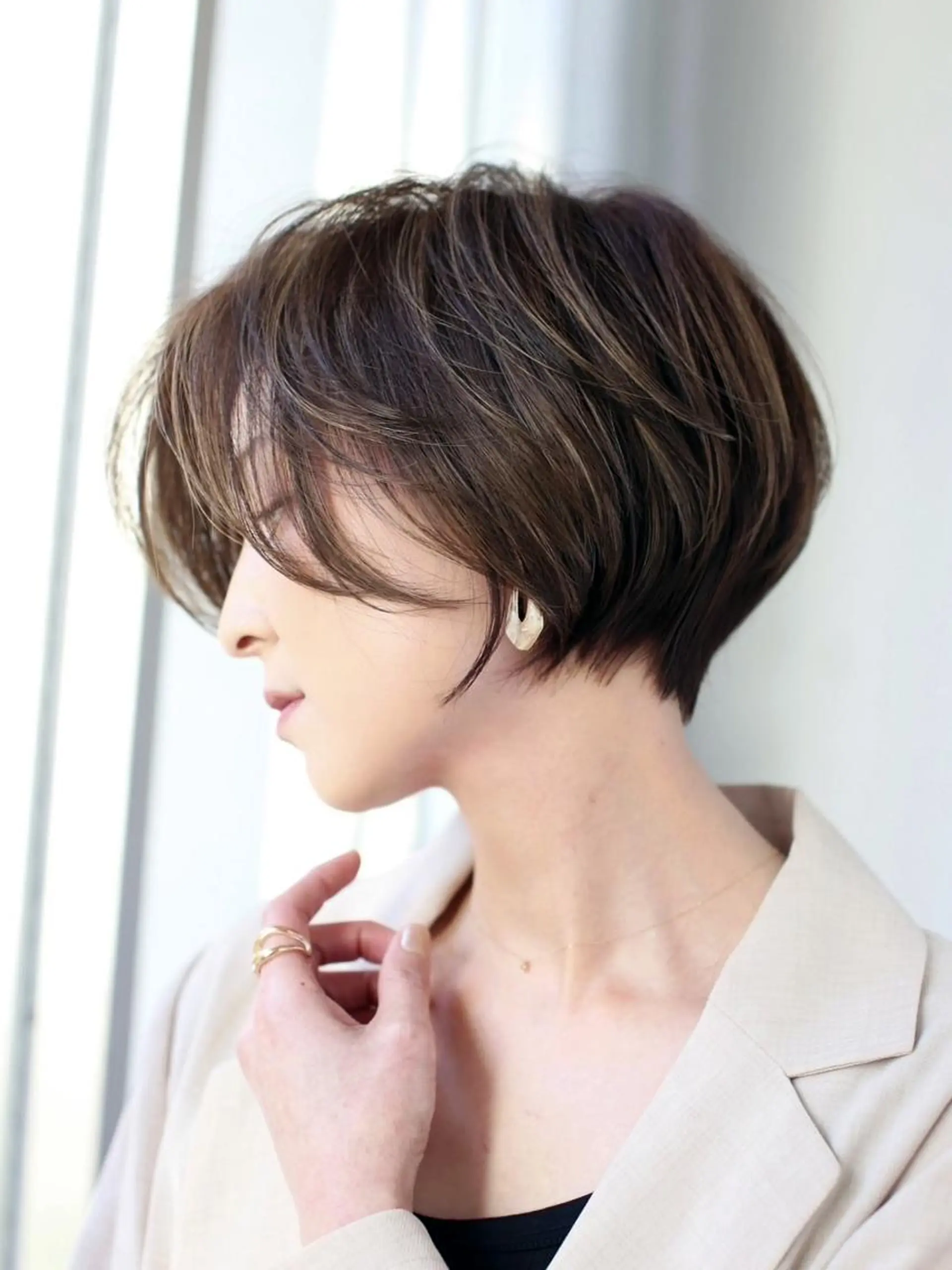 ショート みぞぐち じゅりのヘアスタイル