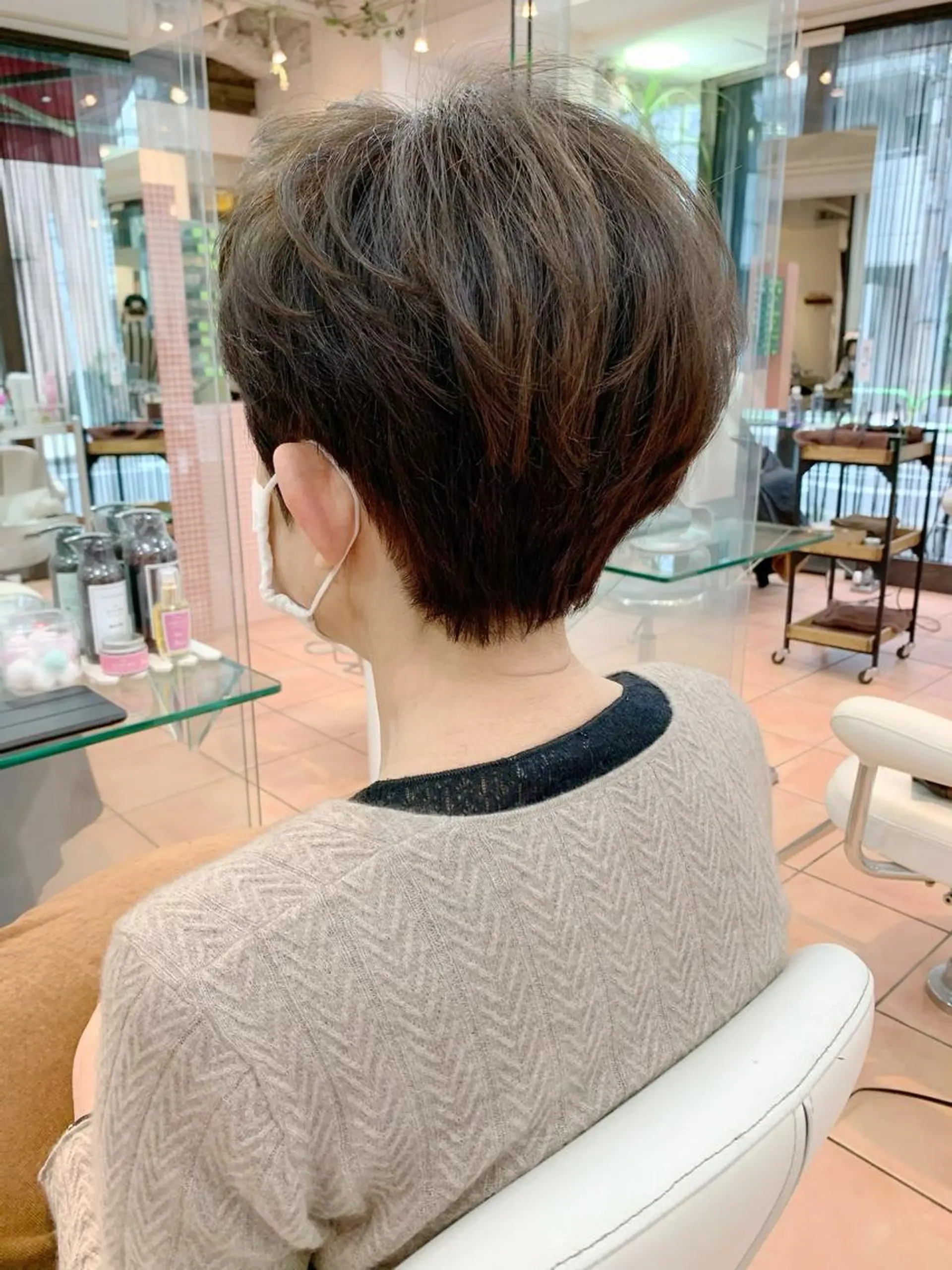 ショート カット ヘアカラー トリートメント 髪質改善 Blumeのヘアスタイル