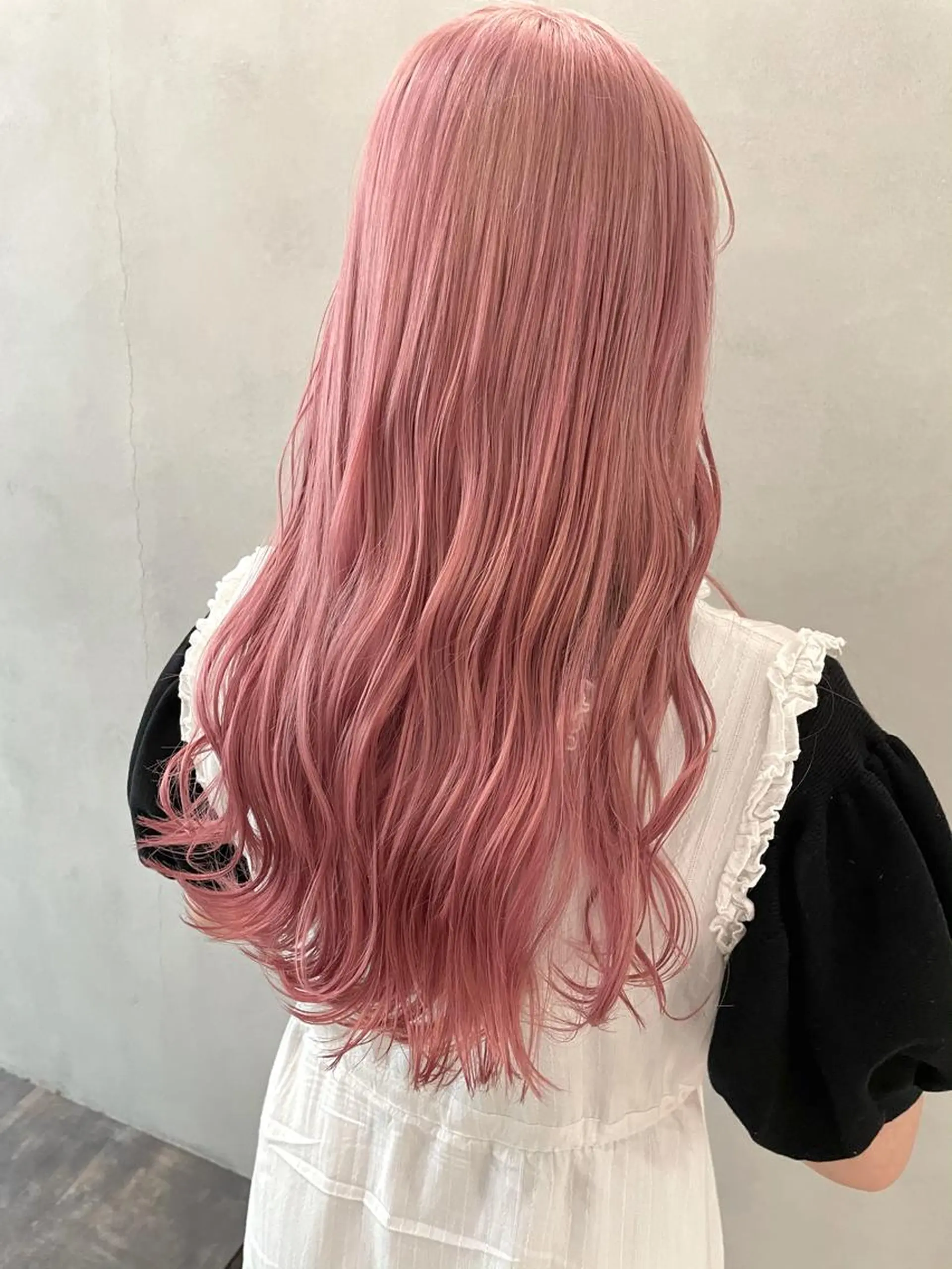 ロング カラー ピンクカラー ヘアカラー トリートメント MiL所属・✨ハイトーン✨ 濱田知孝のヘアスタイル