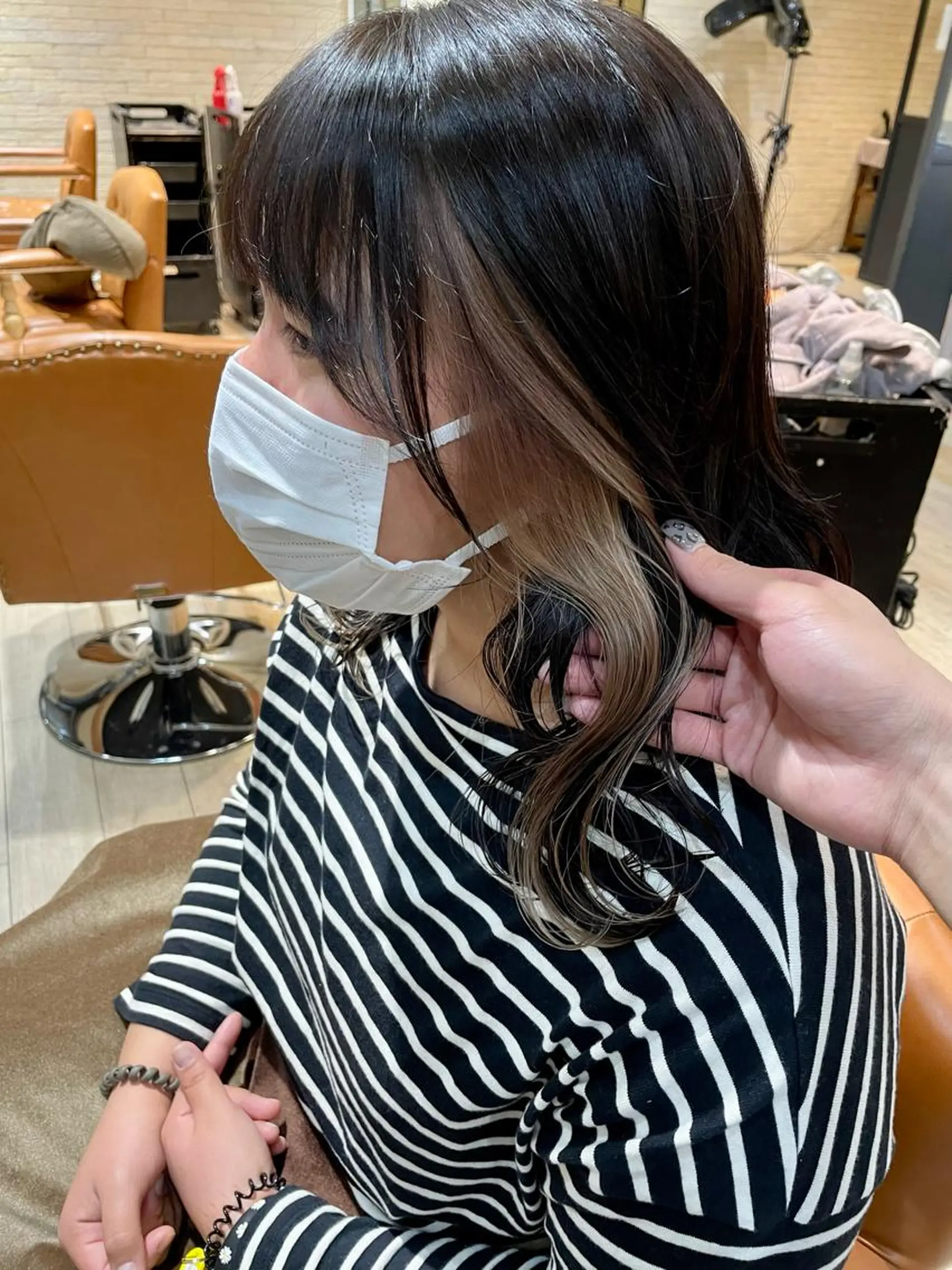 セミロング 亀川蓮 Agu hairのヘアスタイル