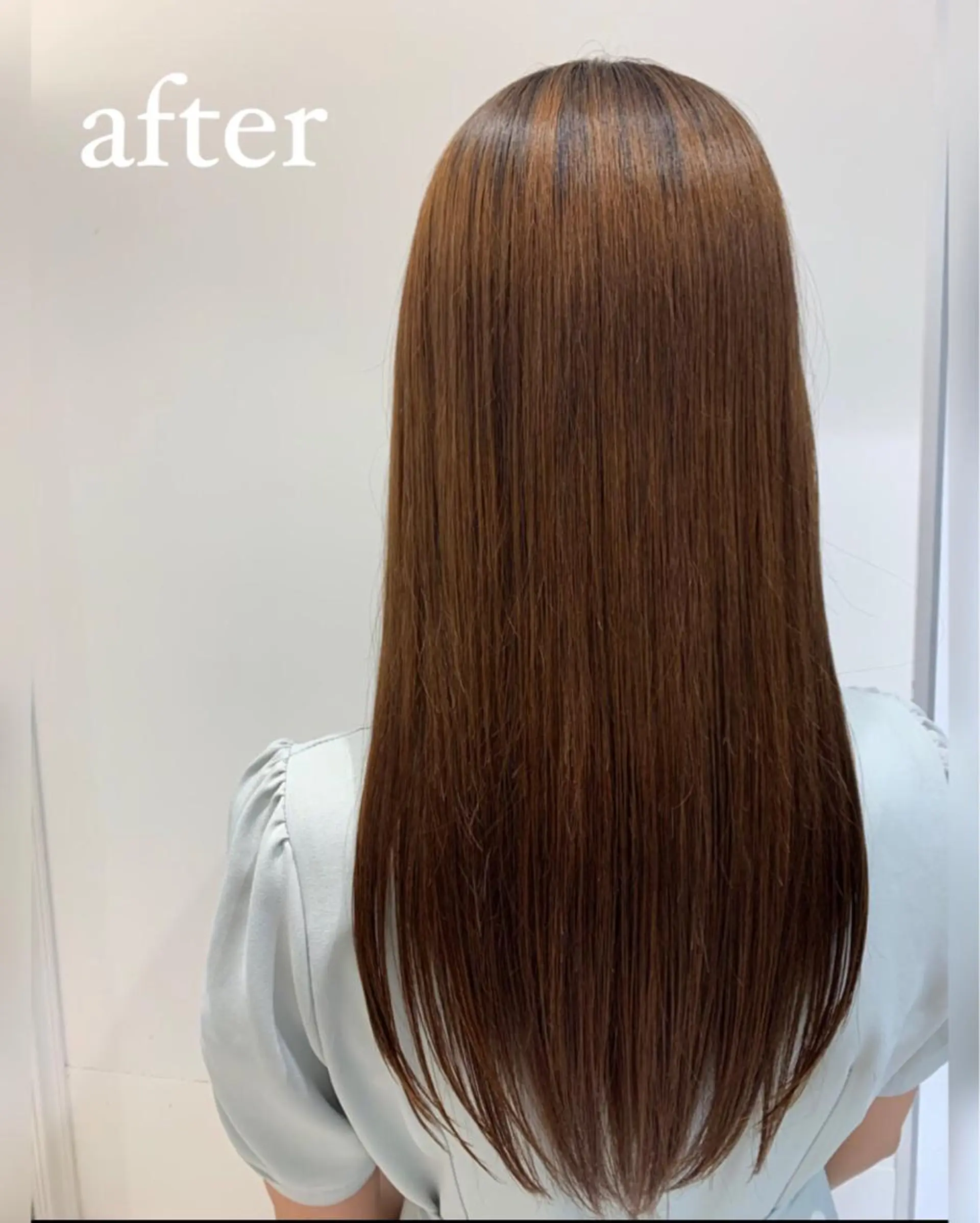 ロング 縮毛矯正、髪質改善／ 松田 龍之介のヘアスタイル