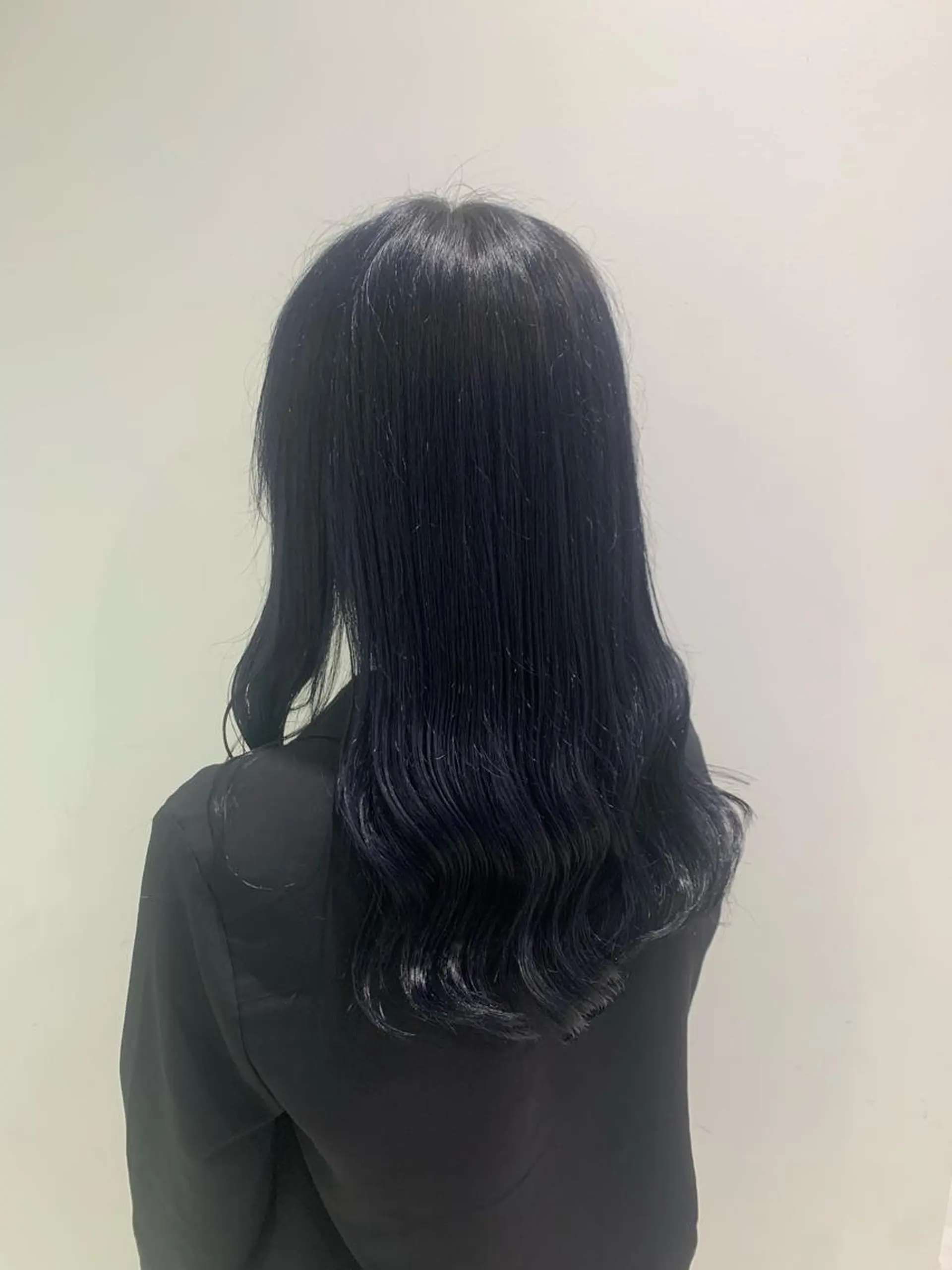 セミロング カラー パーマ ヘアアレンジ メンズ キッズ ネイル マツエク・マツパ ネイビーカラー ネイビー BerryEyes所属・🦋haginoya miho🦋のマツエク・マツパデザイン