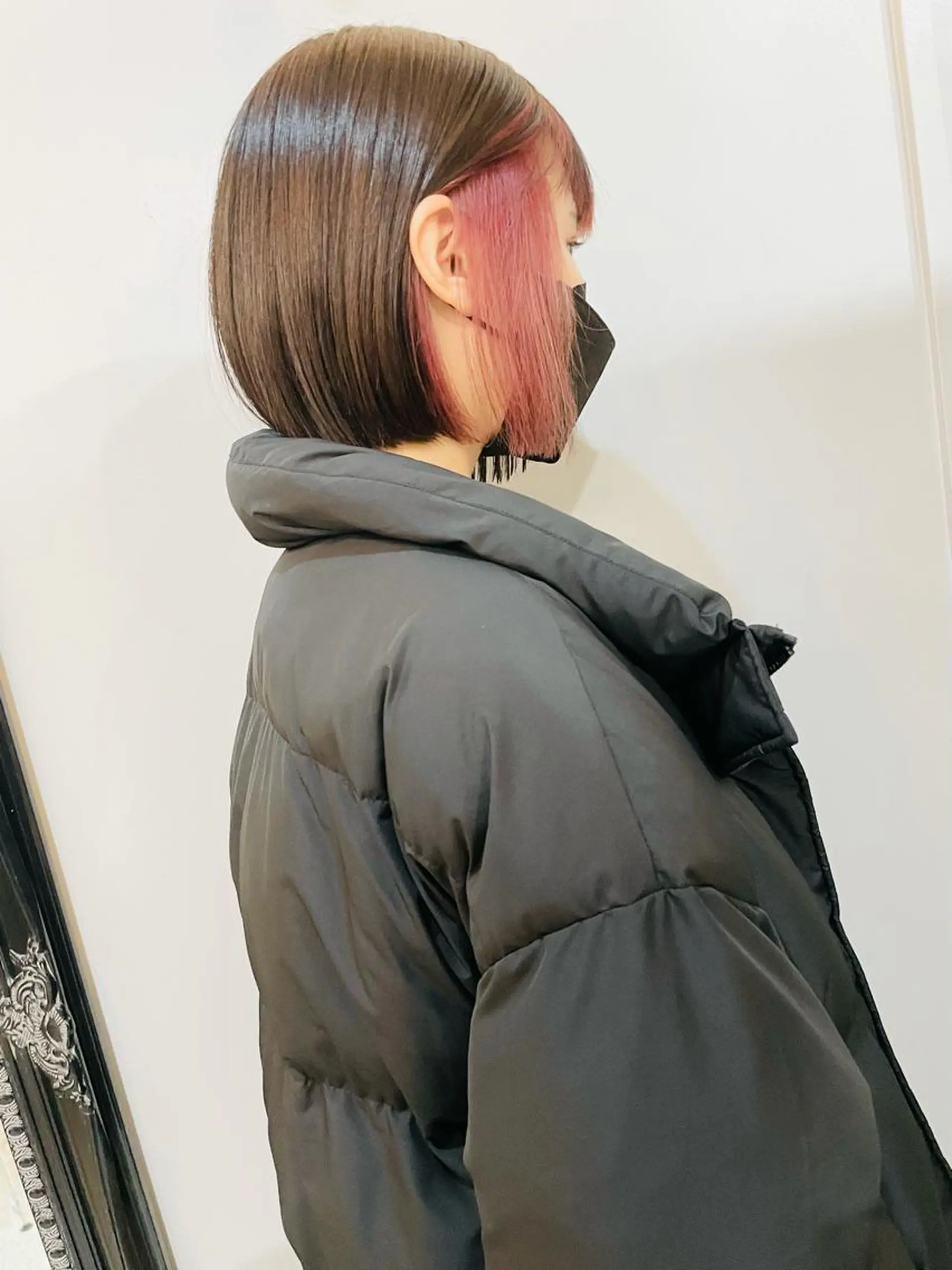 ショート カラー 切りっぱなしボブ ショートボブ ハンサムショート 丸みショート イヤリングカラー カット ヘアカラー トリートメント ショートボブ縮毛矯正 髪質改善のプロ山道潤のヘアスタイル