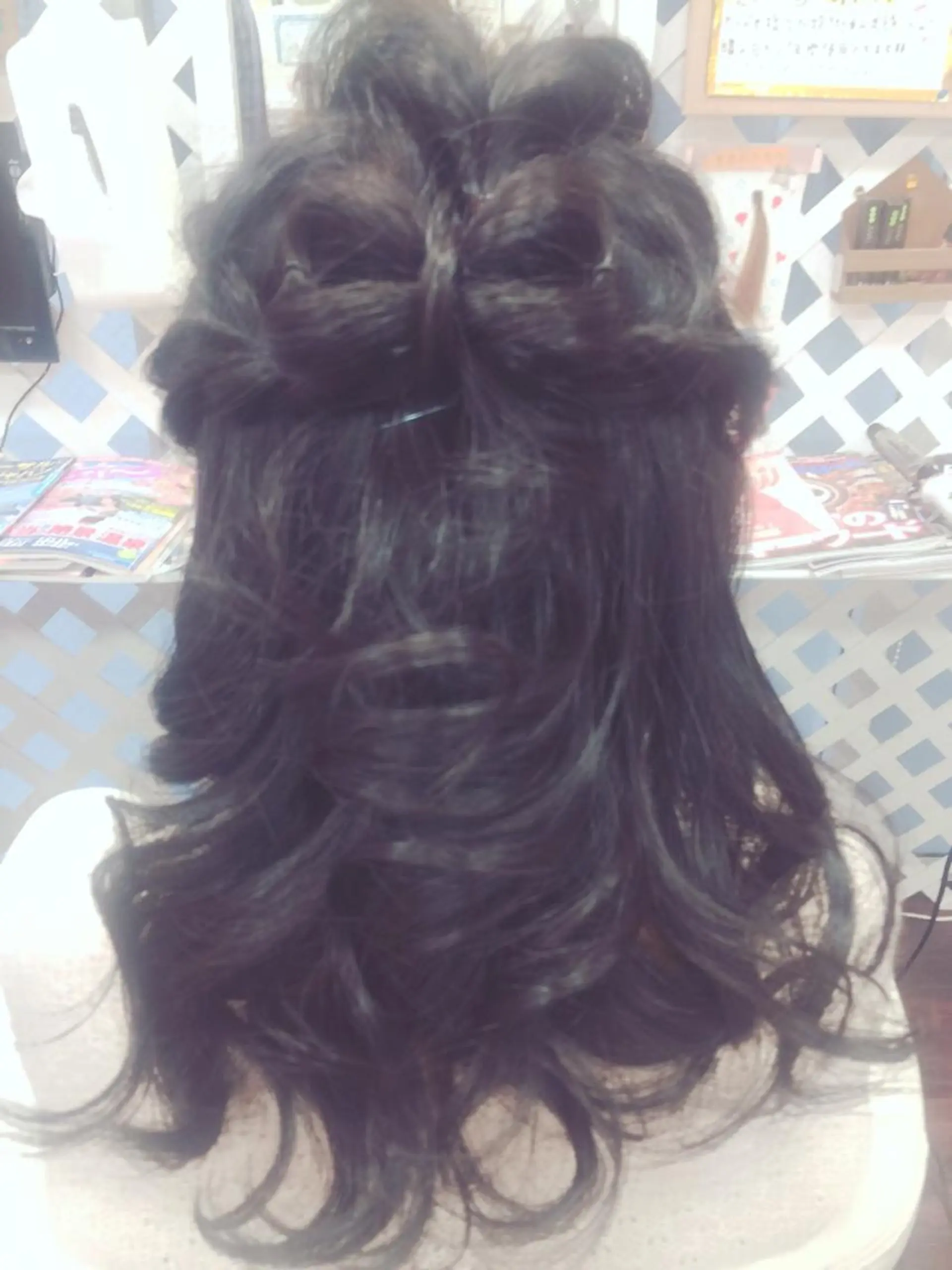 ミディアム ヘアアレンジ オーストヘアー ミコ所属・岩谷/ブリーチ 🫧透明感カラーのヘアスタイル