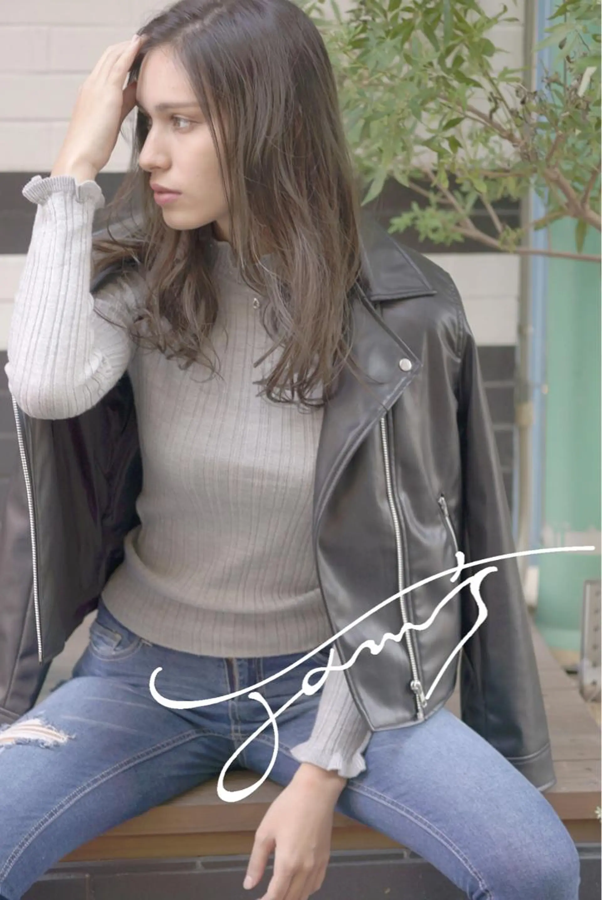 ロング カラー ブリーチ ケアブリーチ グレージュ 髪質改善/Jam's Takulowのヘアスタイル