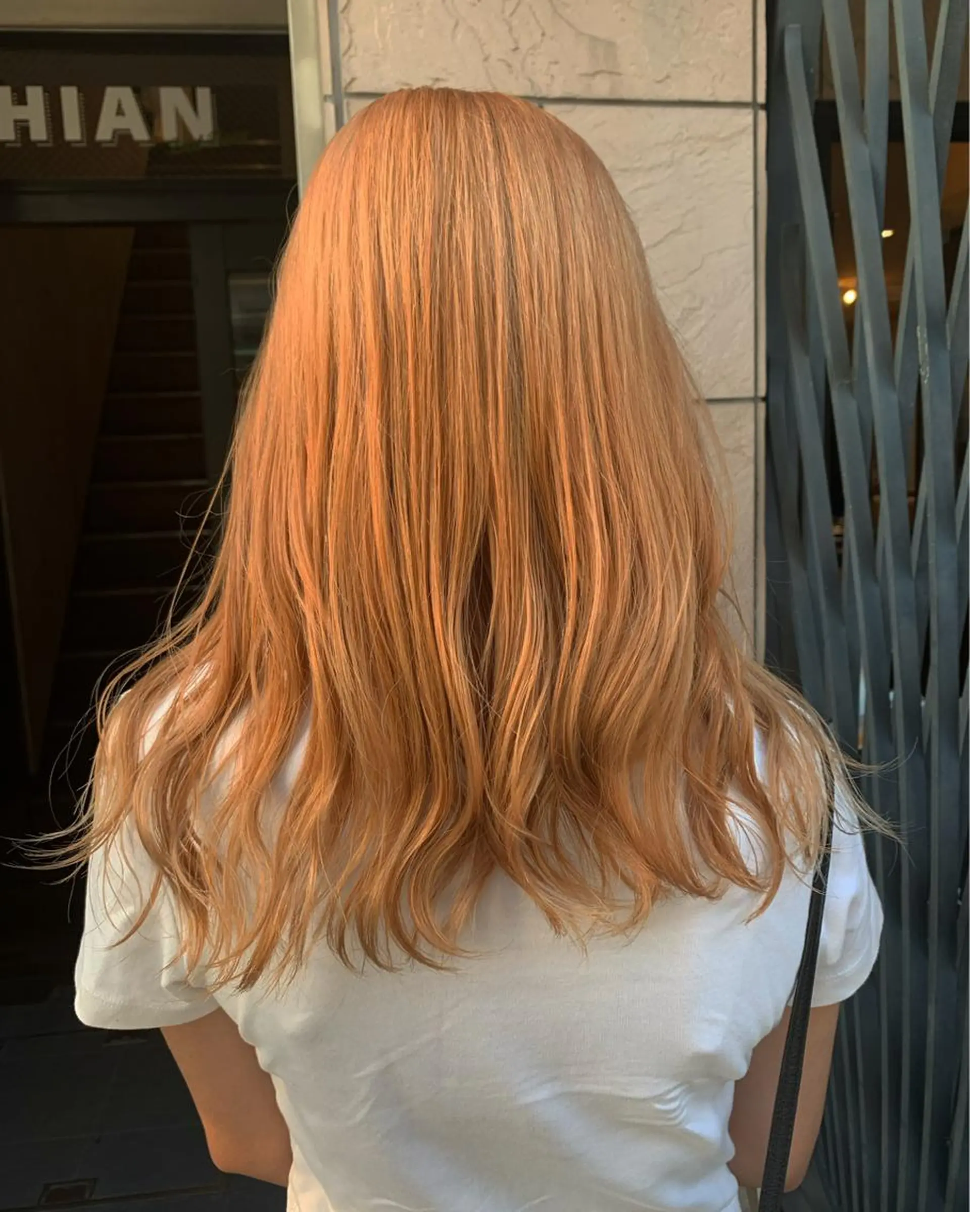 ロング カラー ベージュカラー ピンクカラー ピンクベージュ カット ヘアカラー ROPE 💎かなみ💎のヘアスタイル