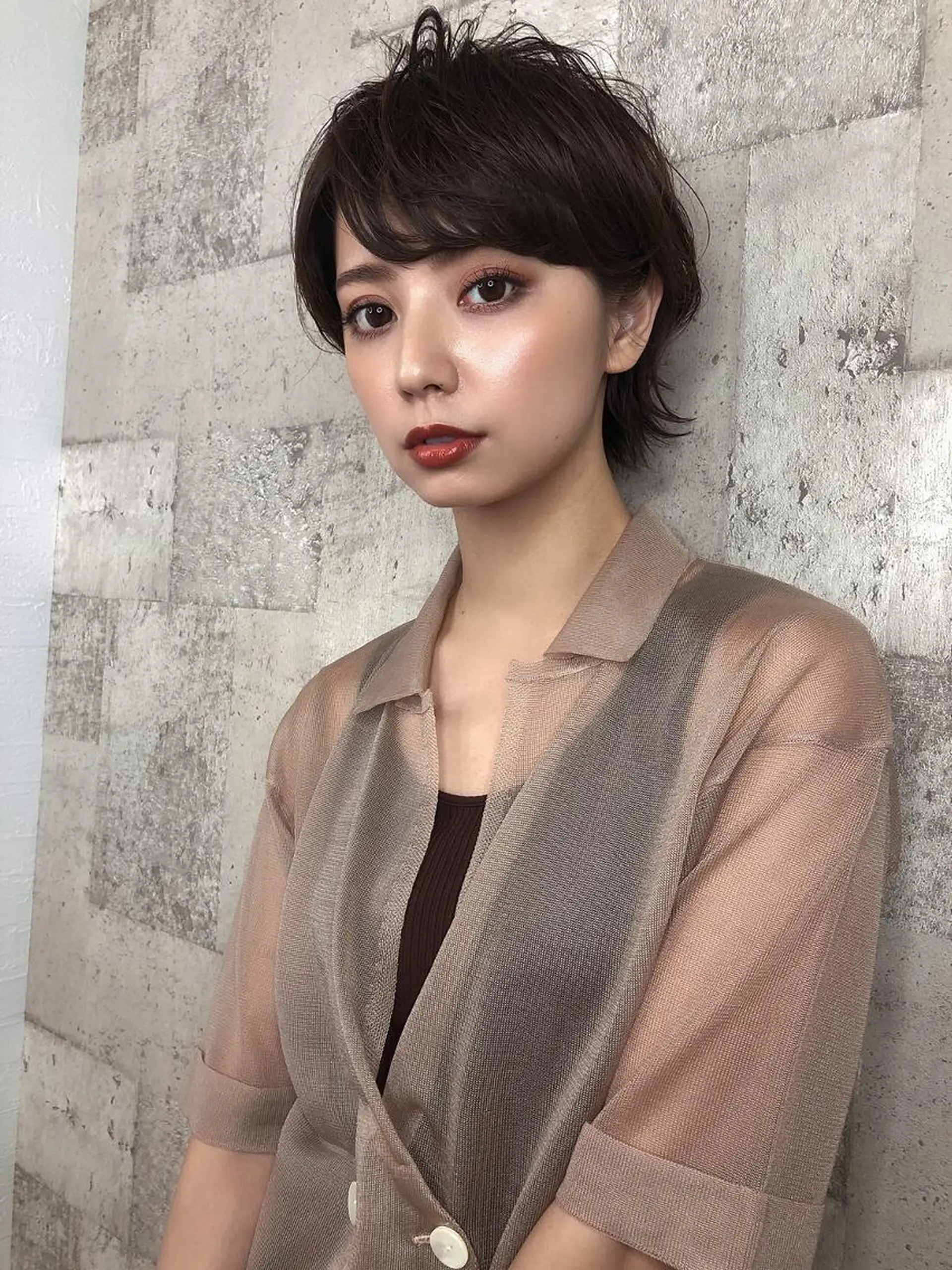 ミディアム カラー ルービック 奈良のヘアスタイル