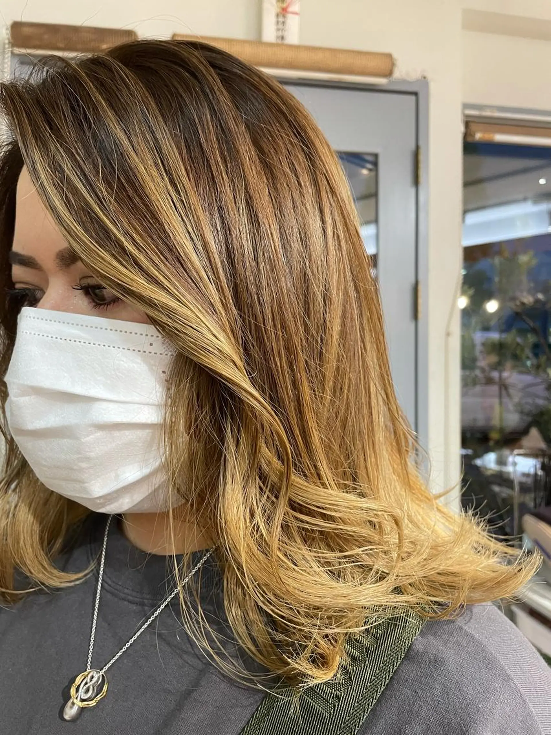 ミディアム 美髪矯正/ハイトーン 🪸🩰ヒナコのヘアスタイル