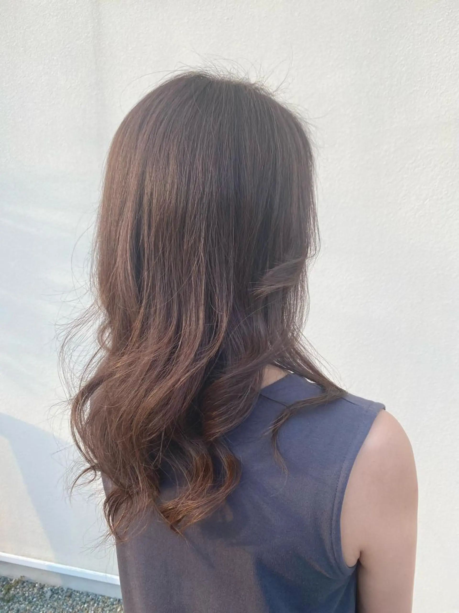 セミロング カラー ブラウンカラー シルバー ヘアカラー トリートメント ヘッドスパ カラースペシャリスト しょう🧑🏼‍🎨のヘアスタイル