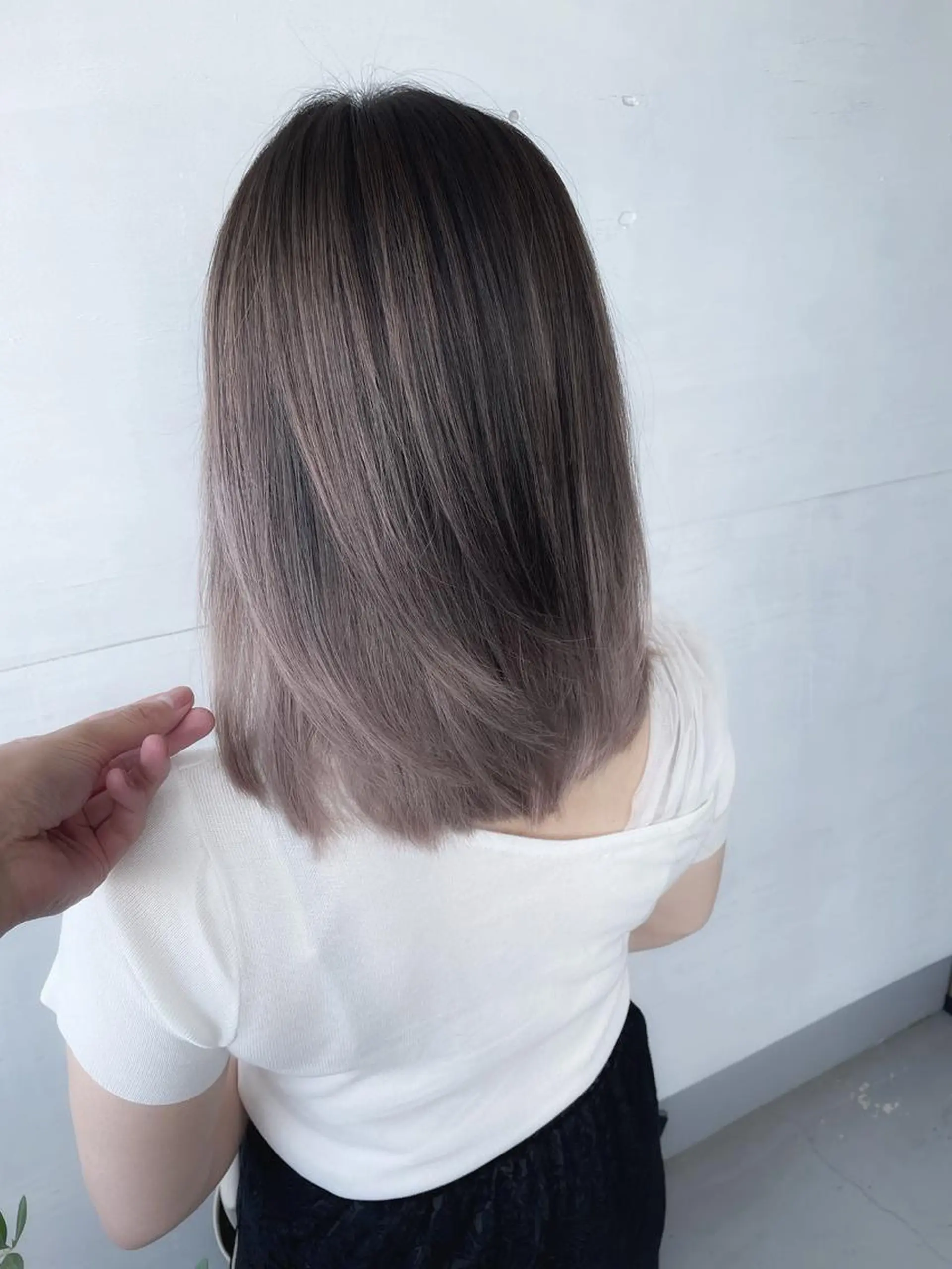 ミディアム カラー かわさき ともやのヘアスタイル