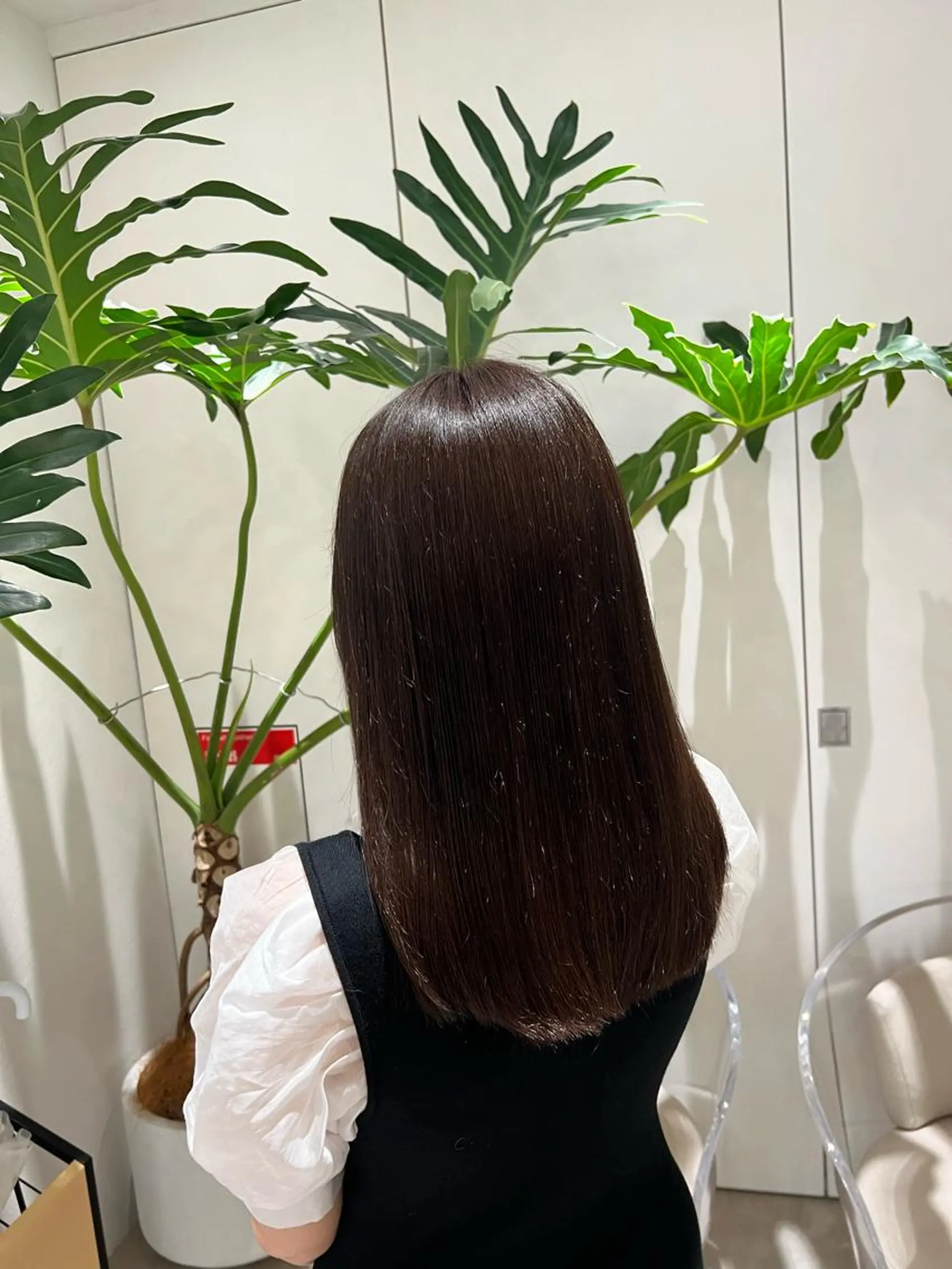 ミディアム カラー ✨髪質改善 縮毛矯正 艶髪 立川 コウキ✨のヘアスタイル