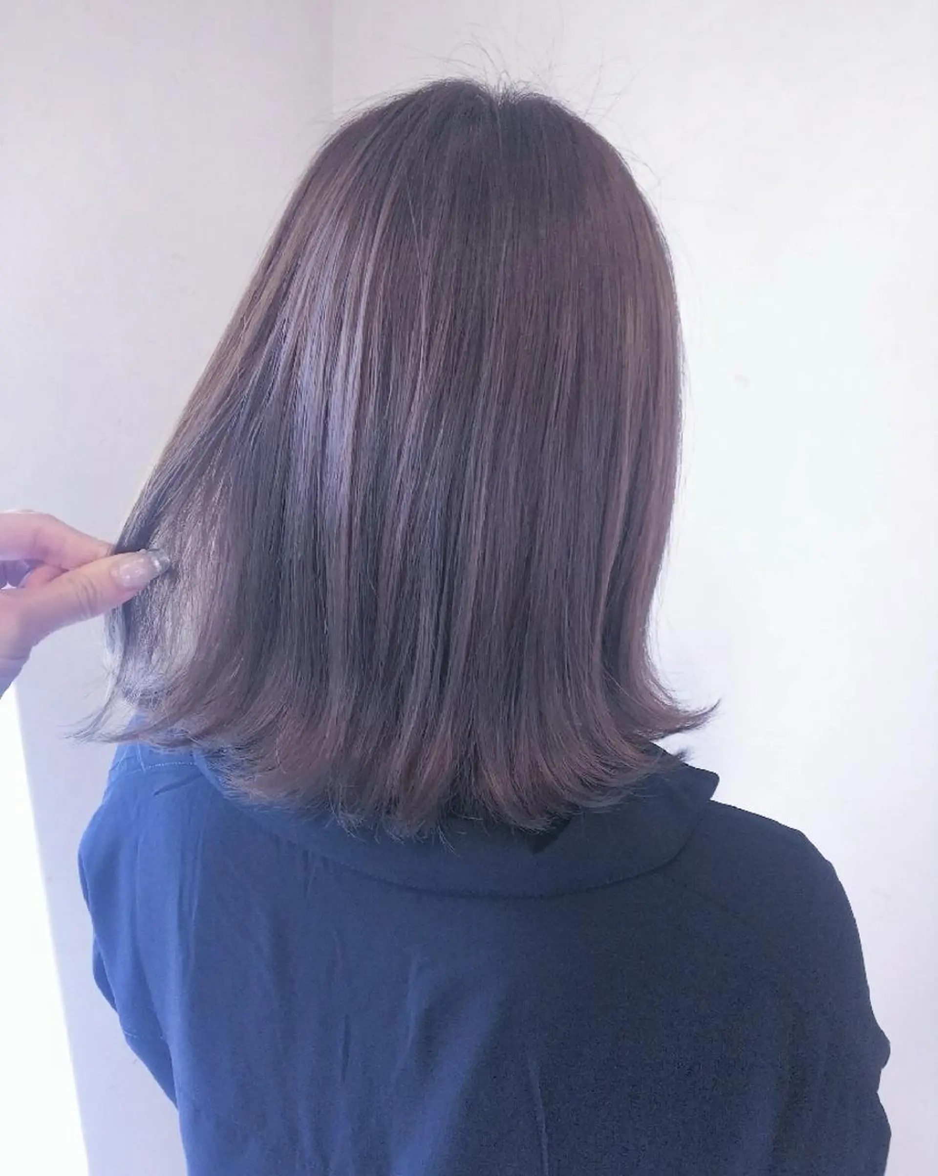 ミディアム カラー JIL BLAN 京都所属・RU RIのヘアスタイル