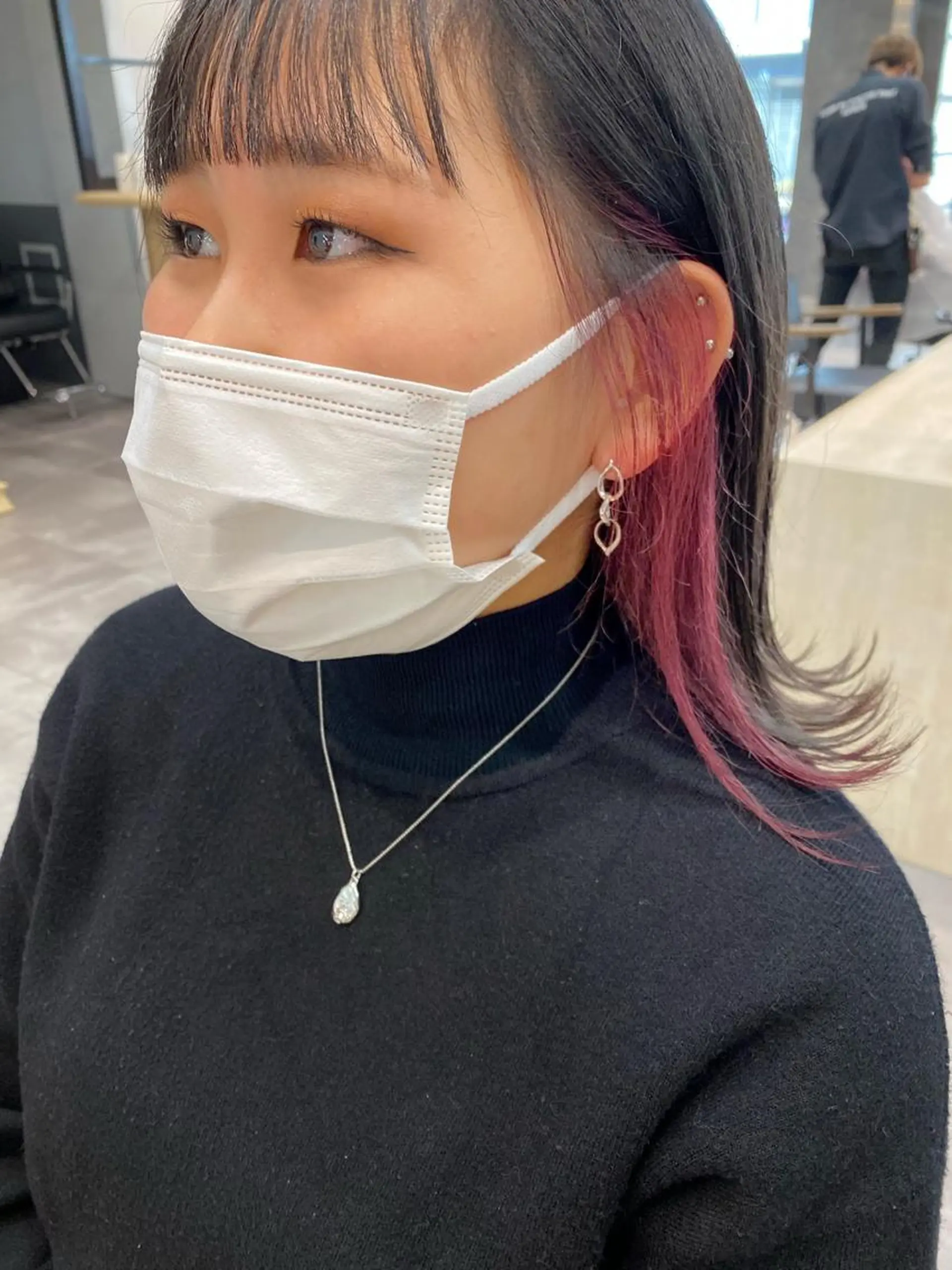 ミディアム カラー カット ヘアカラー トリートメント 韓国風スタイル 🍓MIZUKI🍓のヘアスタイル