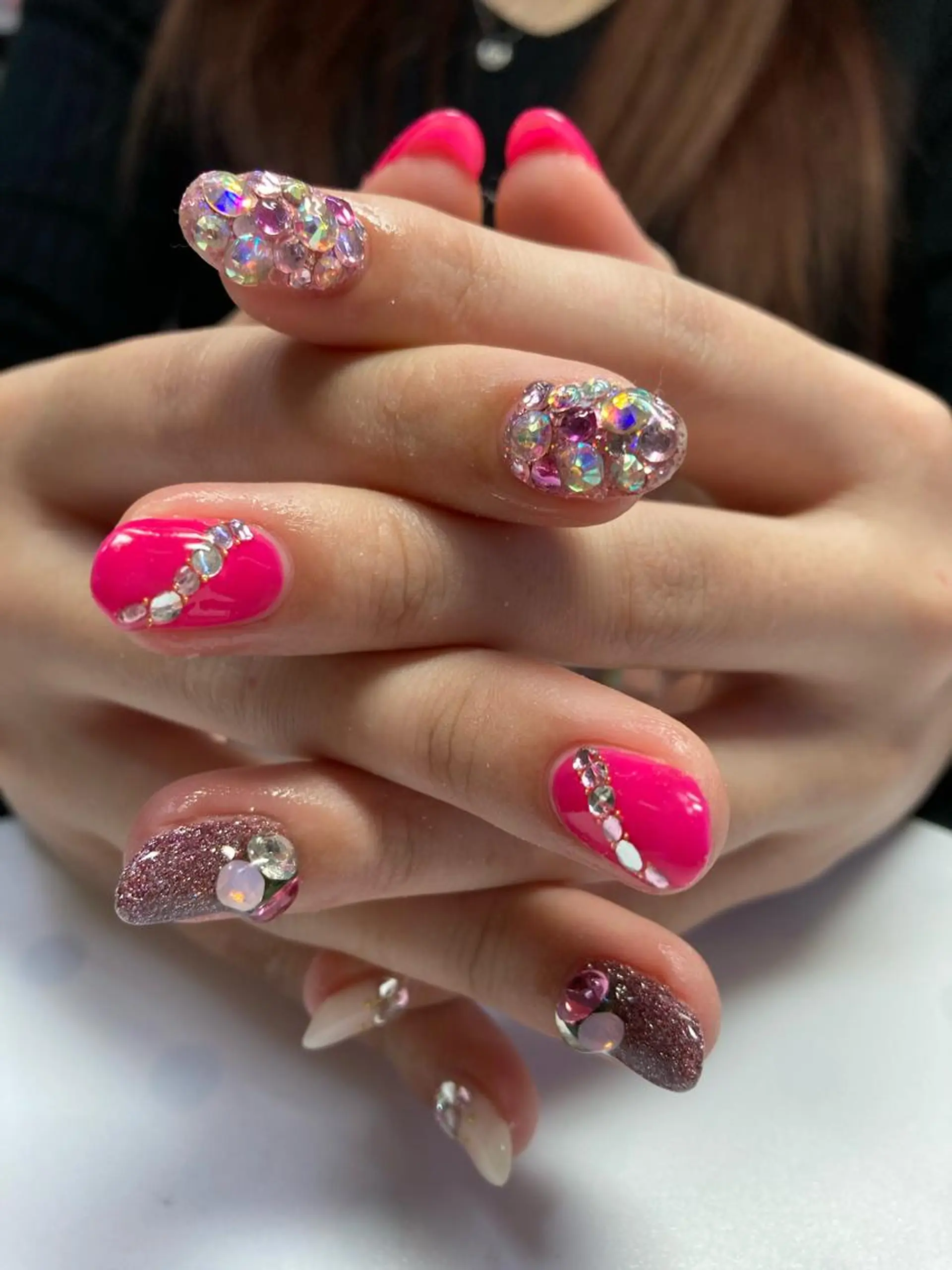 ミディアム ネイル マツエク・マツパ nail yukkoのネイルデザイン