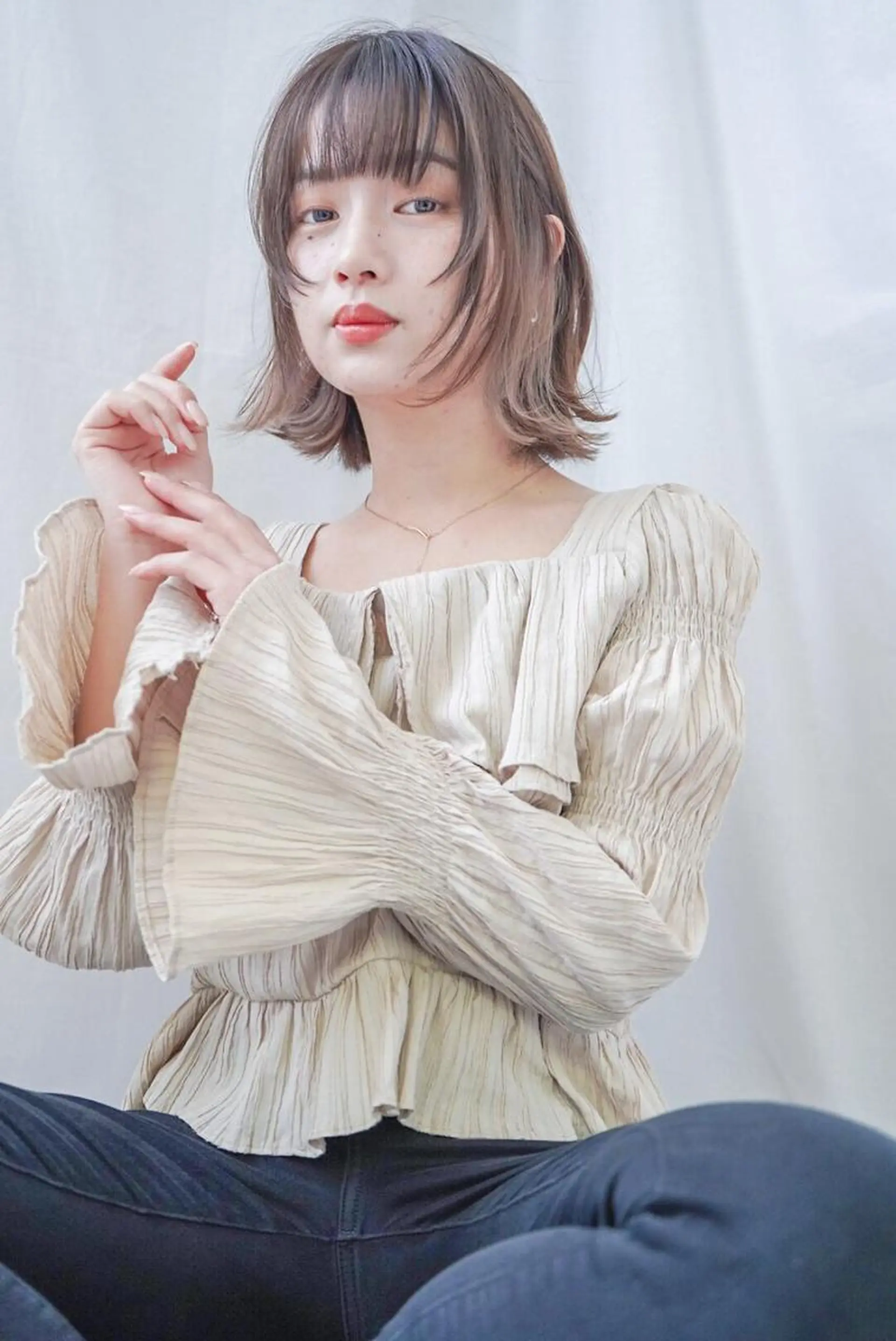 ショート カラー カット ヘアカラー トリートメント ANGELICA LABO 梅田店のヘアスタイル