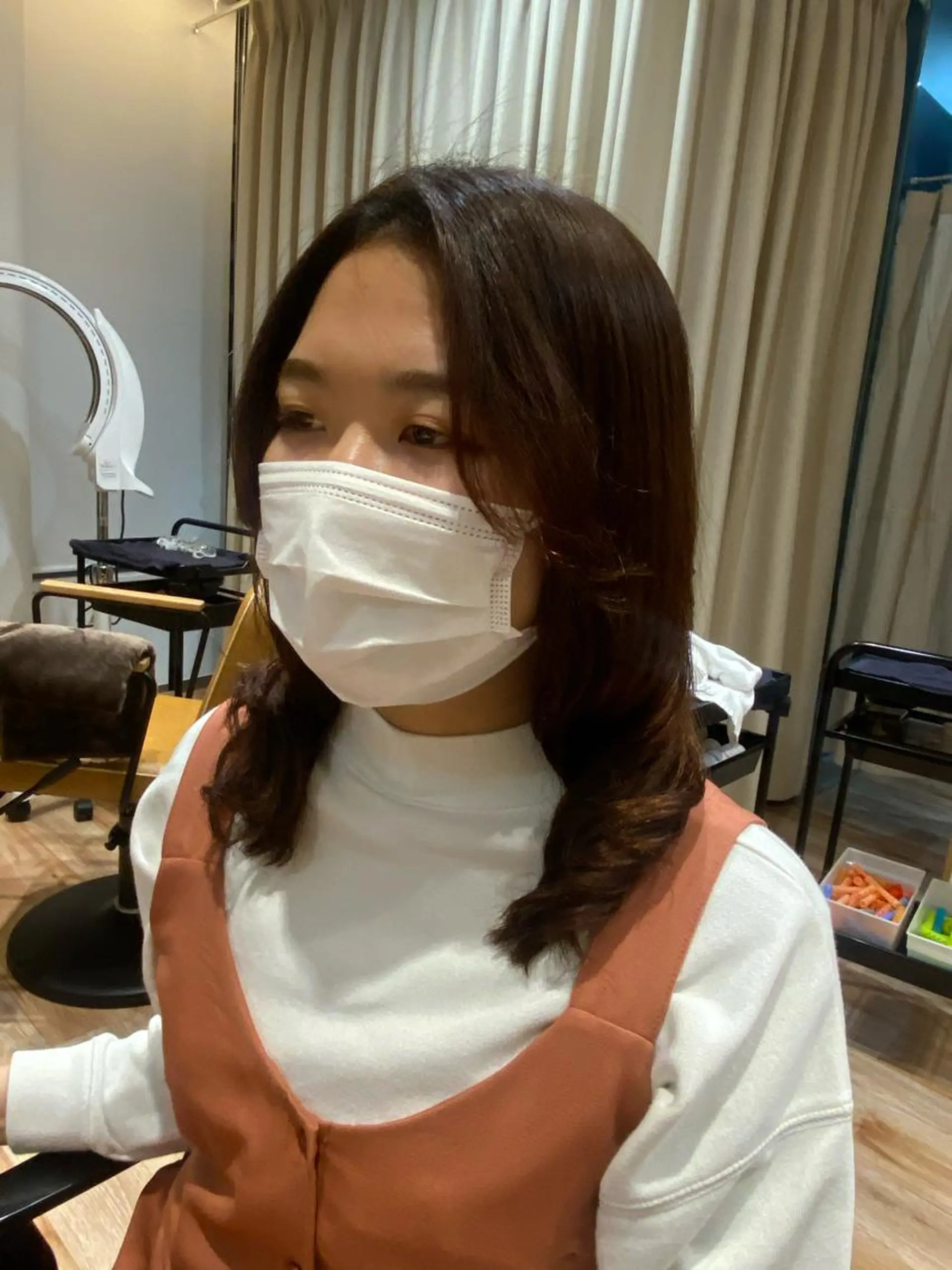 ミディアム パーマ ❤️パーマ美容師✂︎ 井口美緒のヘアスタイル