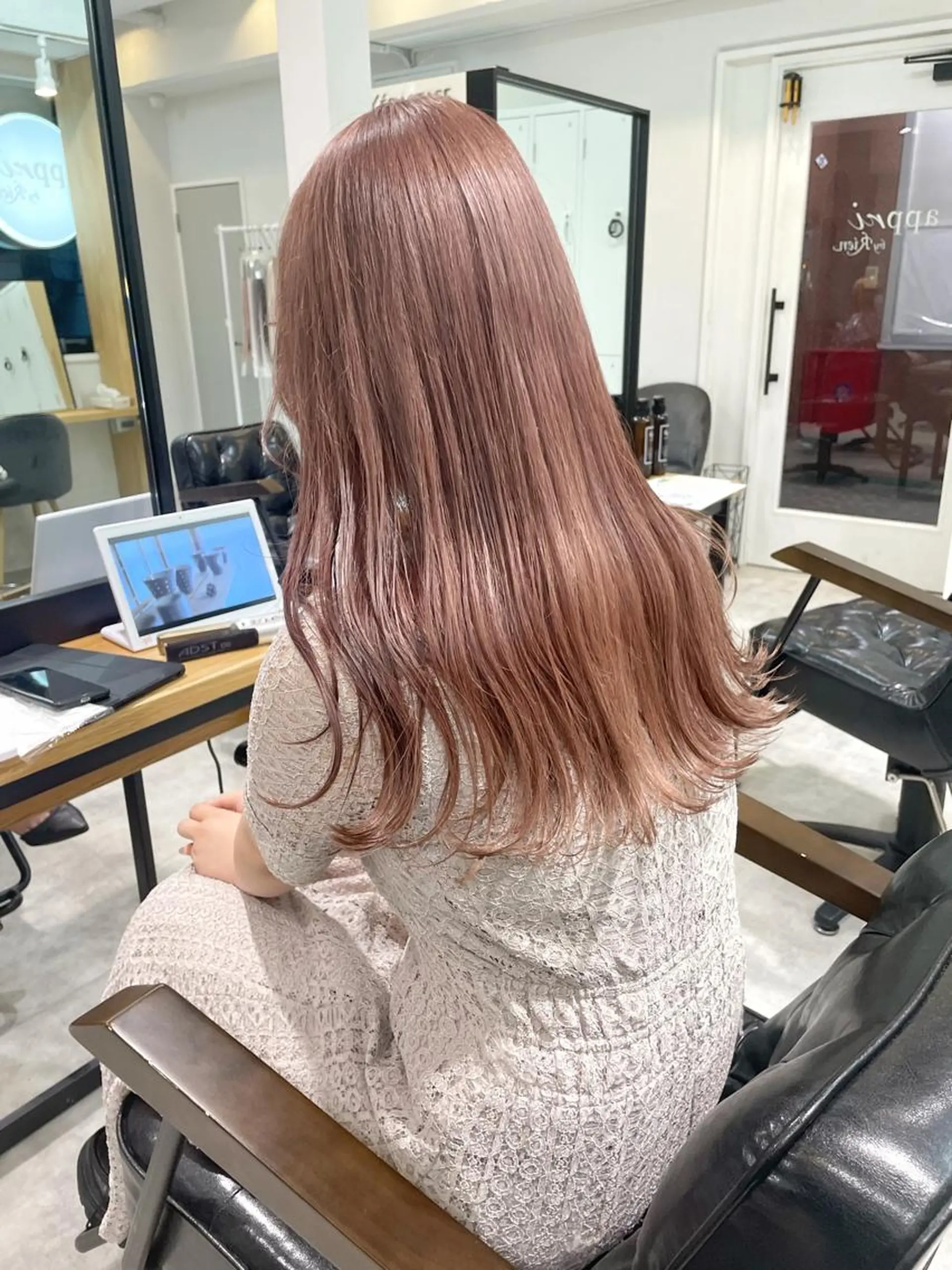 ロング カラー 田中大星 /ボブ 縮毛矯正のヘアスタイル