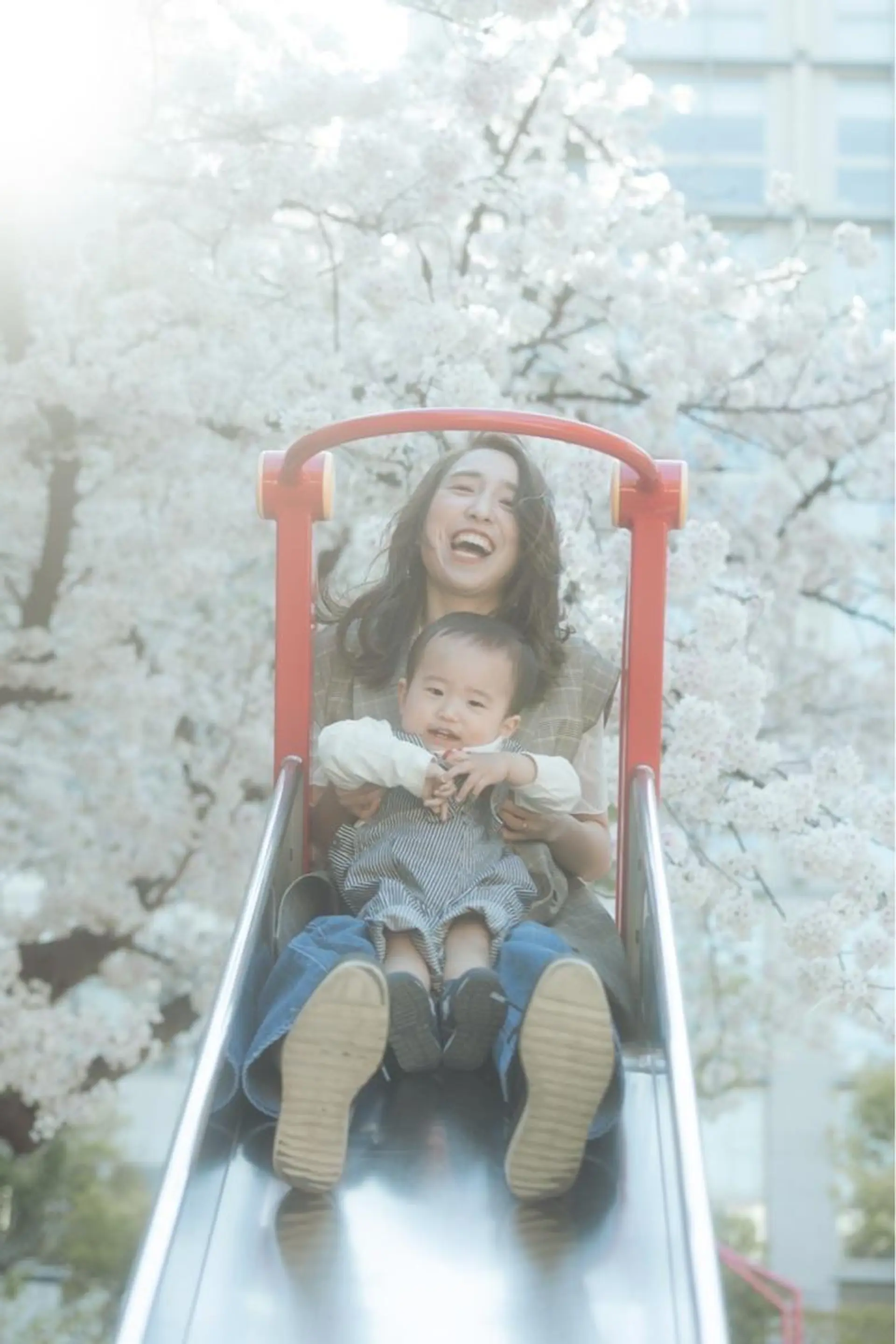 ミディアム カラー ヘアアレンジ キッズ シェアハピ ヤマモトのヘアスタイル