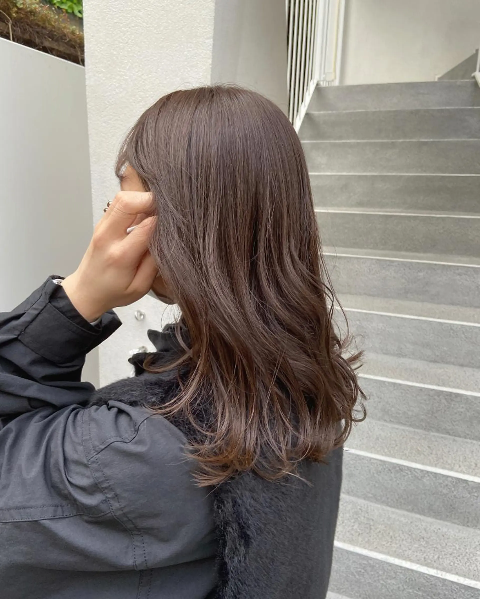 セミロング カラー satsuki 暖色・ブラウンカラーのヘアスタイル