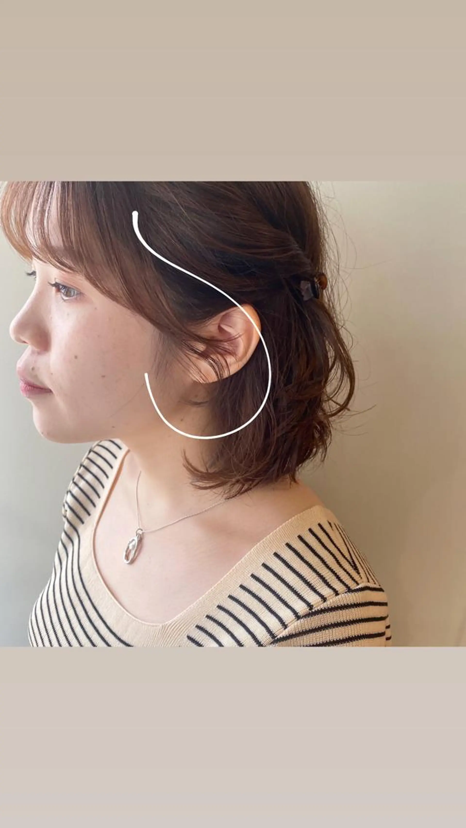 ショート カラー パーマ ヘアアレンジ GIVET (ジヴェ)所属・撮影モデル募集 🦋soemikaのヘアスタイル