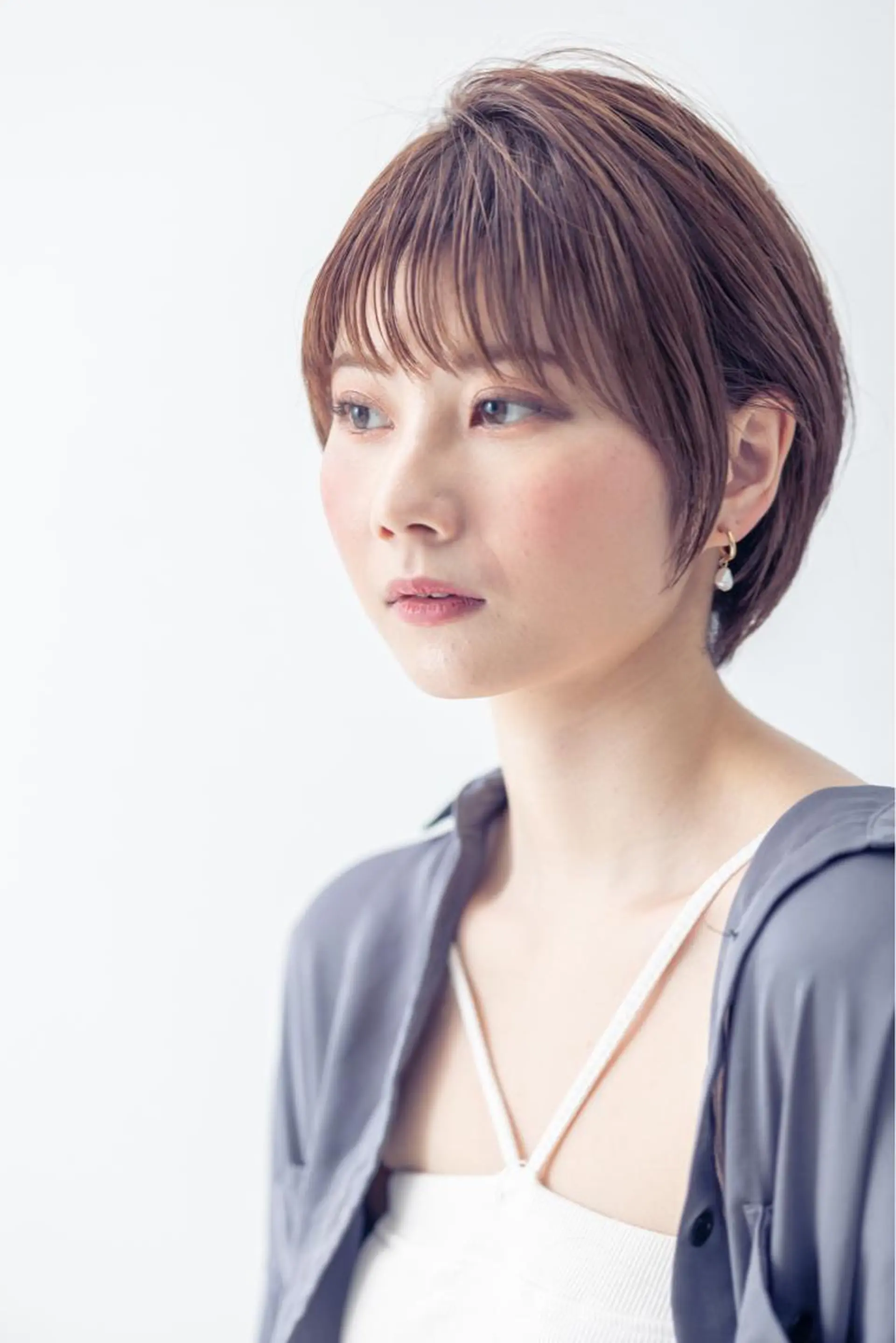 ショート コテ巻きパーマ/韓国 パーマ/佐野のヘアスタイル