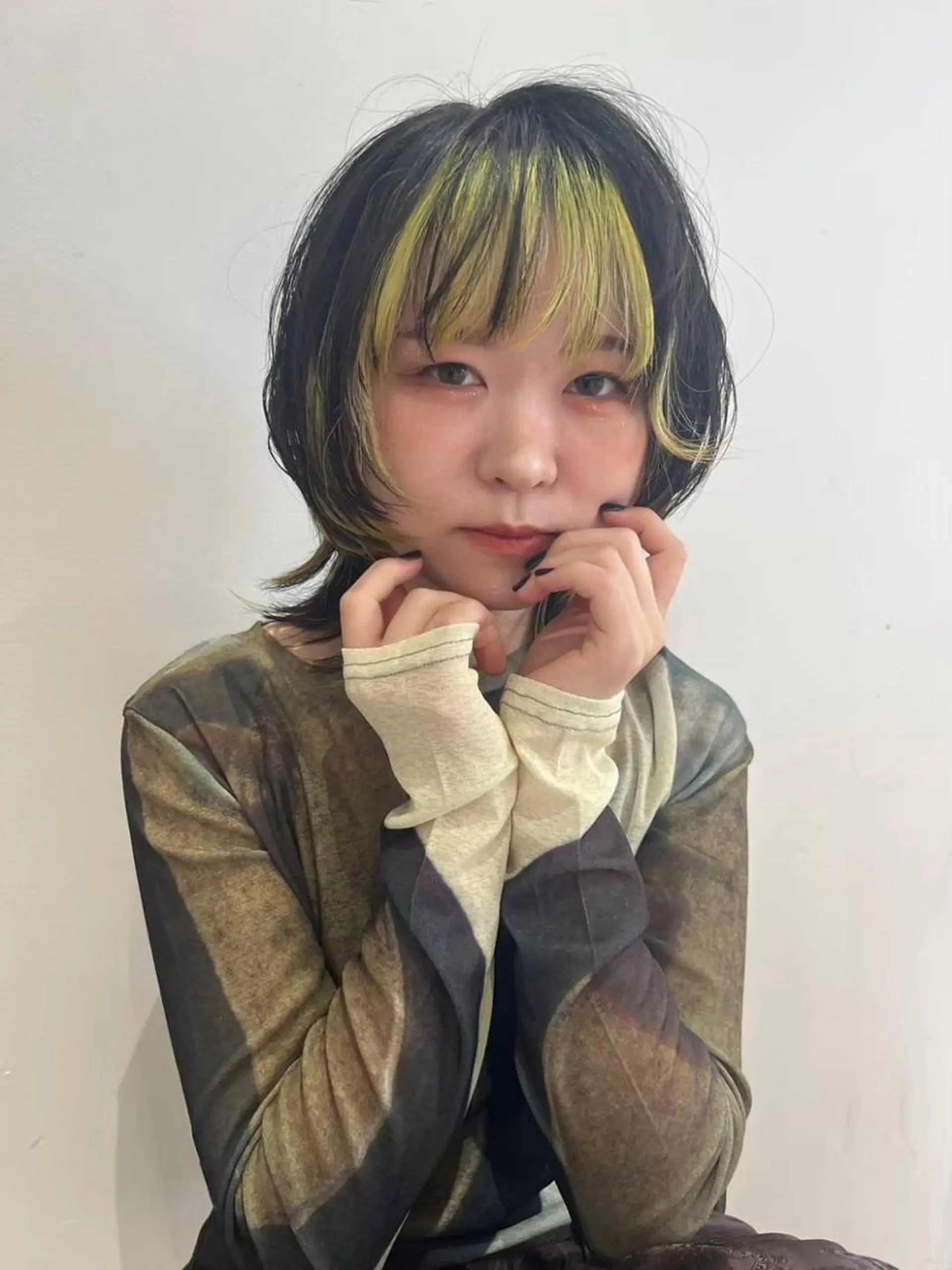 ミディアム 新山 大地のヘアスタイル